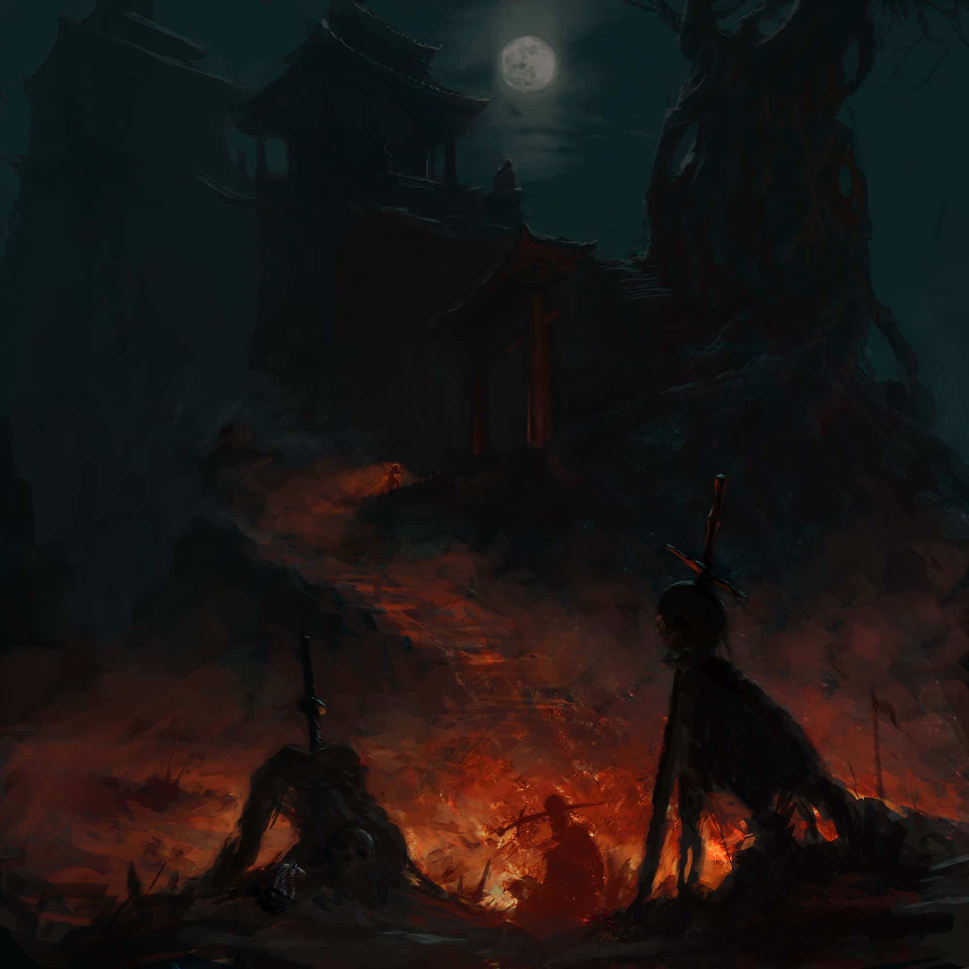 3000x3000 Rise Of Evil Background