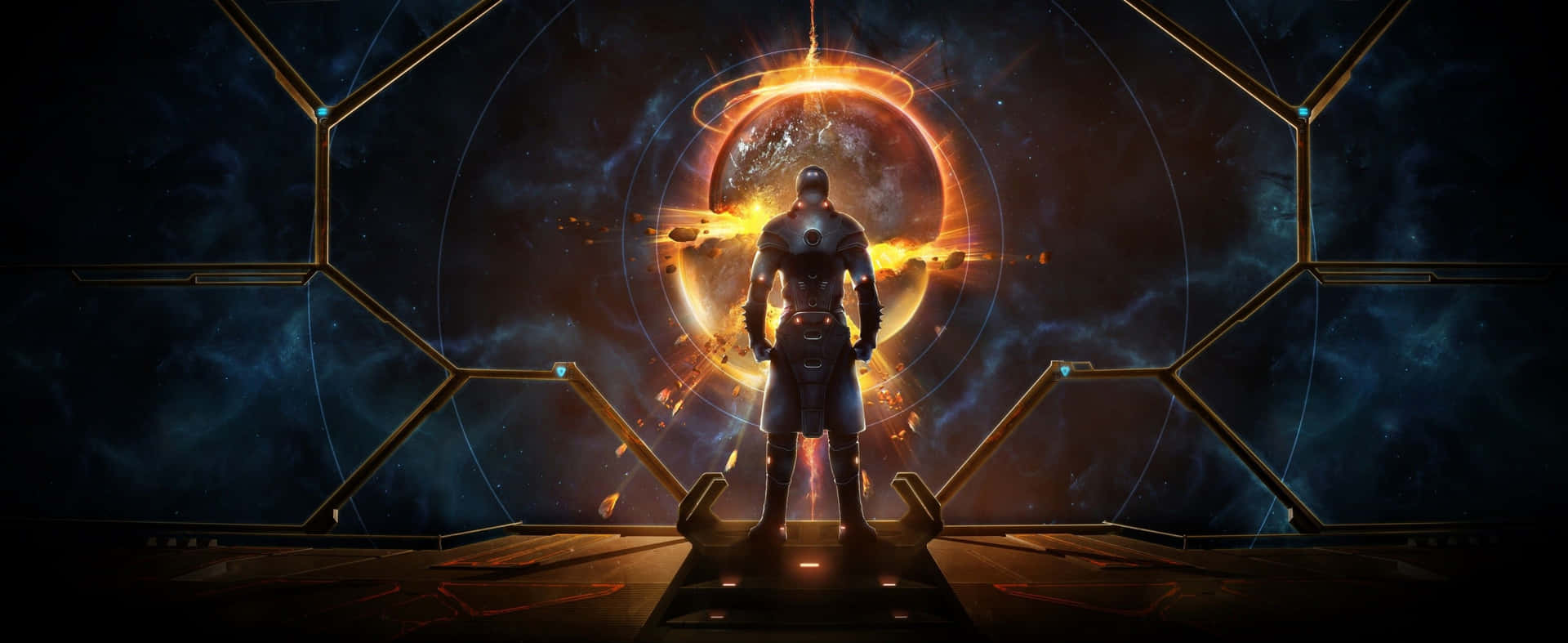 3440x1440 Game Starpoint Gemini Warlords Background