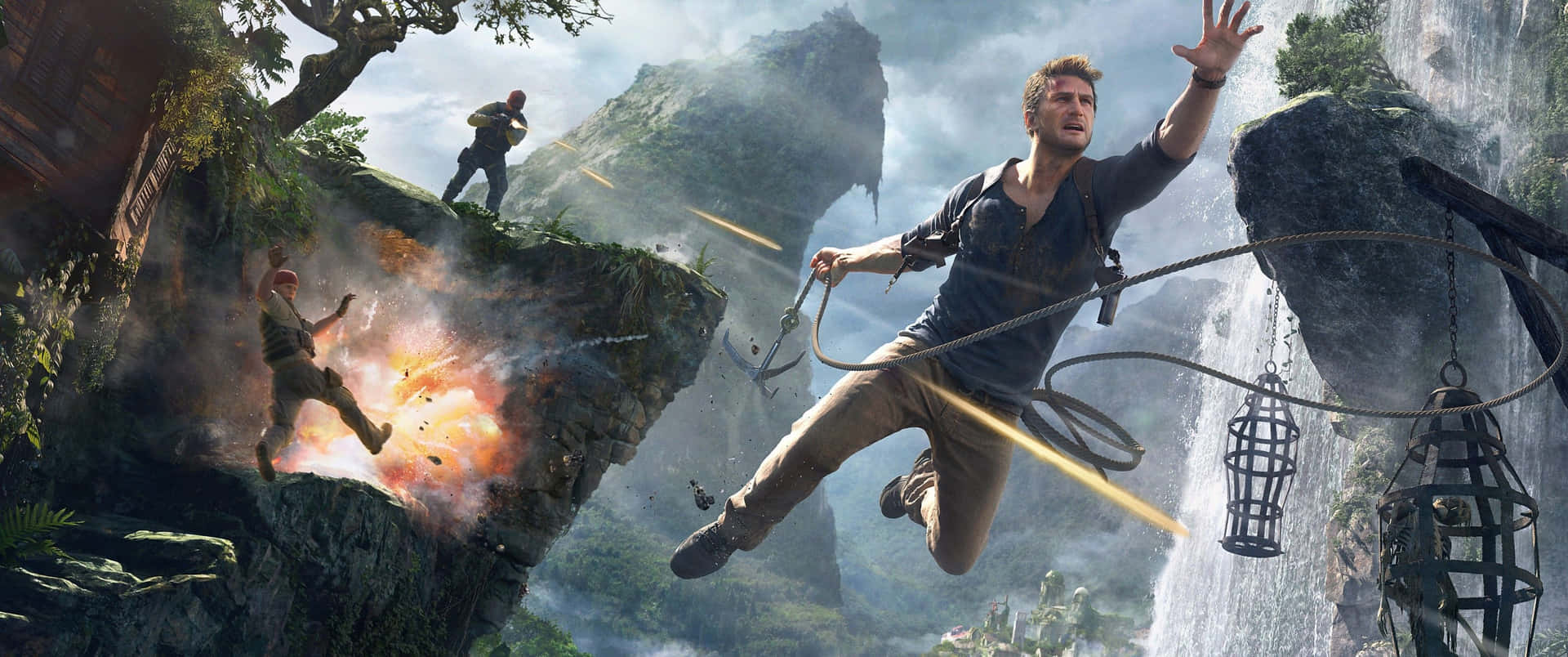 3440x1440 Game Uncharted 4: A Thief's End Background