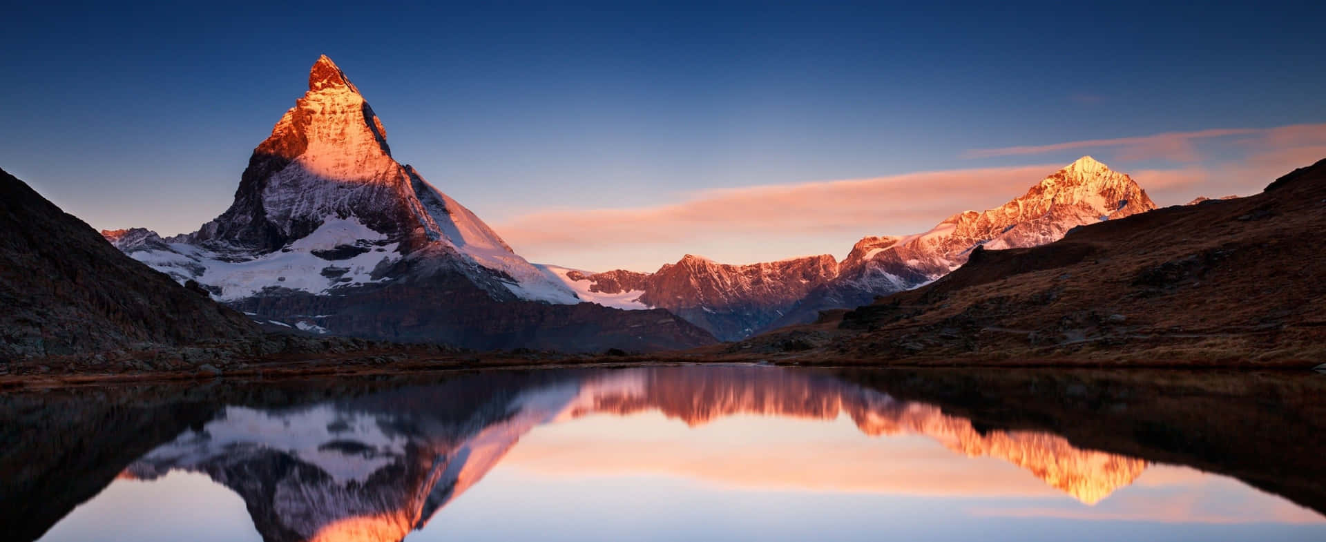 3440x1440 Hd Landscape Reflection Background