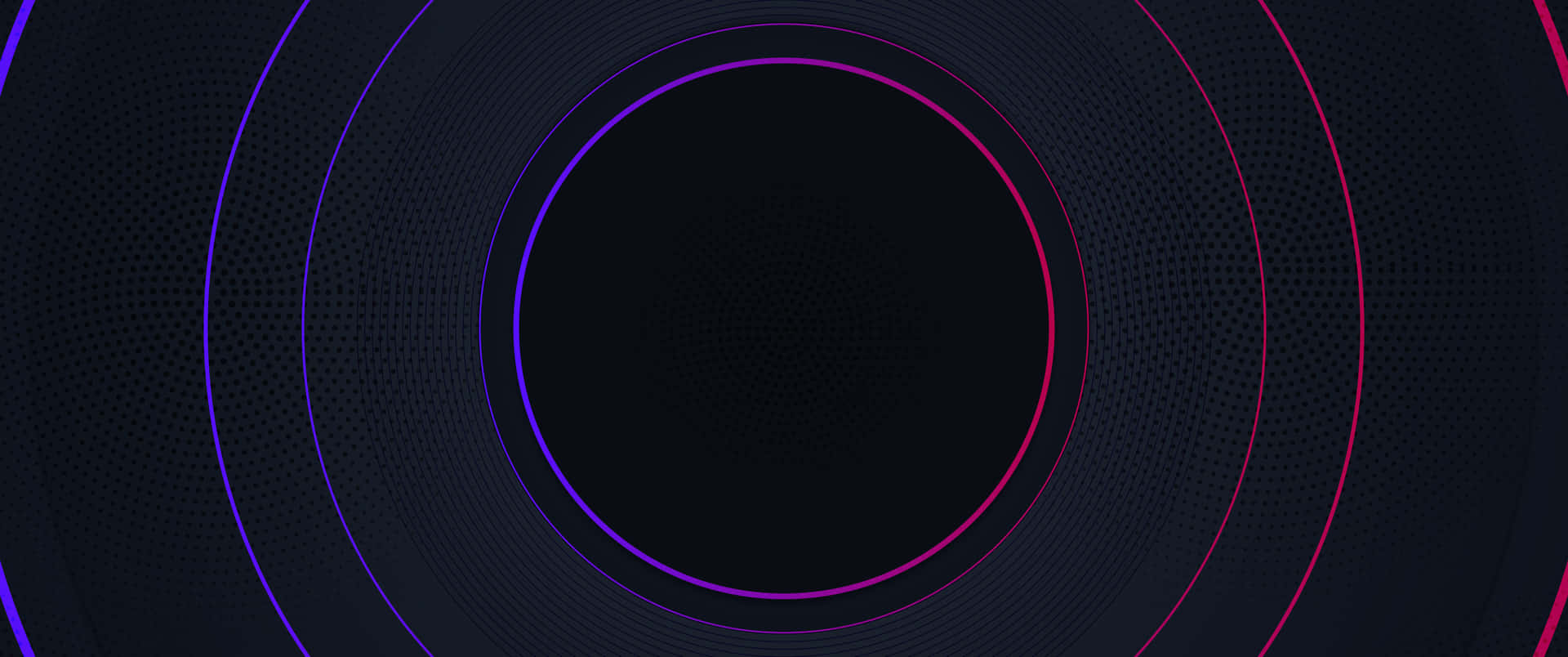 3440x1440 Neon Circles Dark Background Background