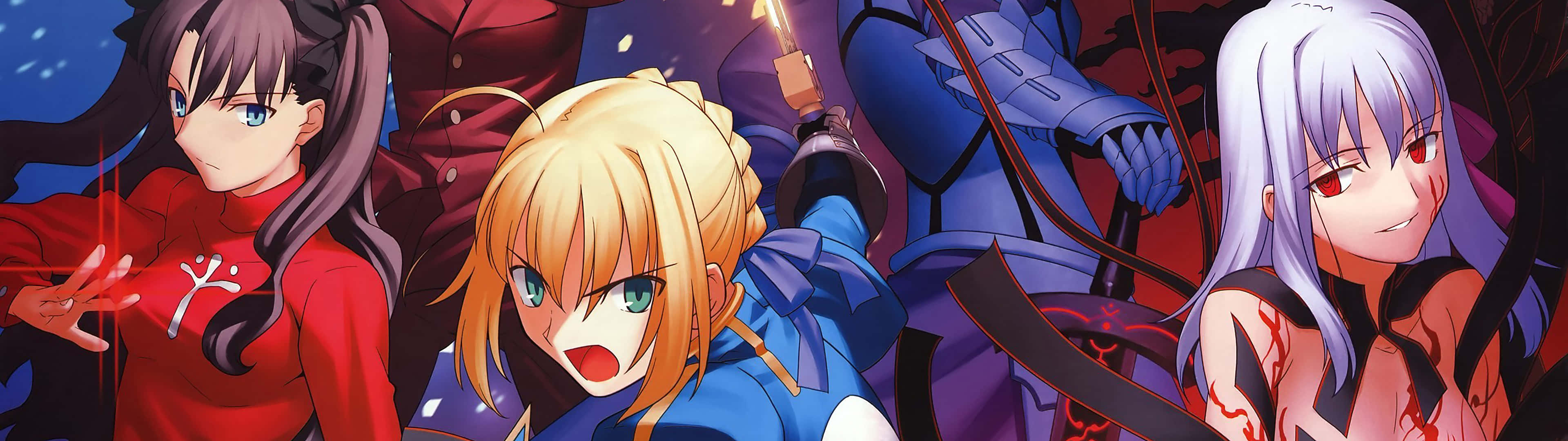 3840 X 1080 Anime Fate/saty Night Hd Background