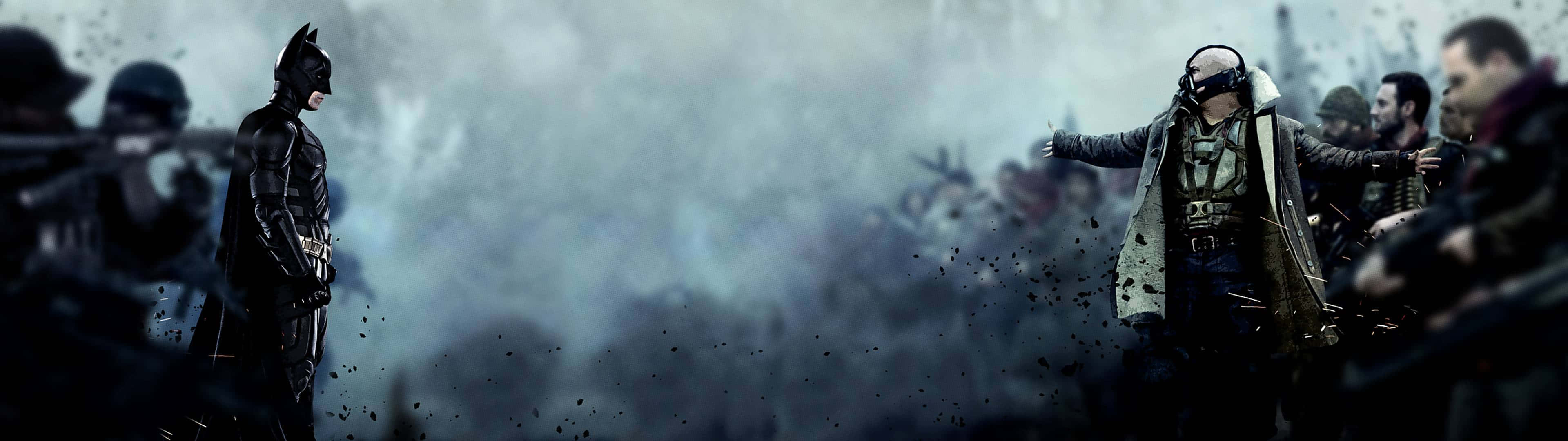 3840 X 1080 Gaming Batman Bane Background