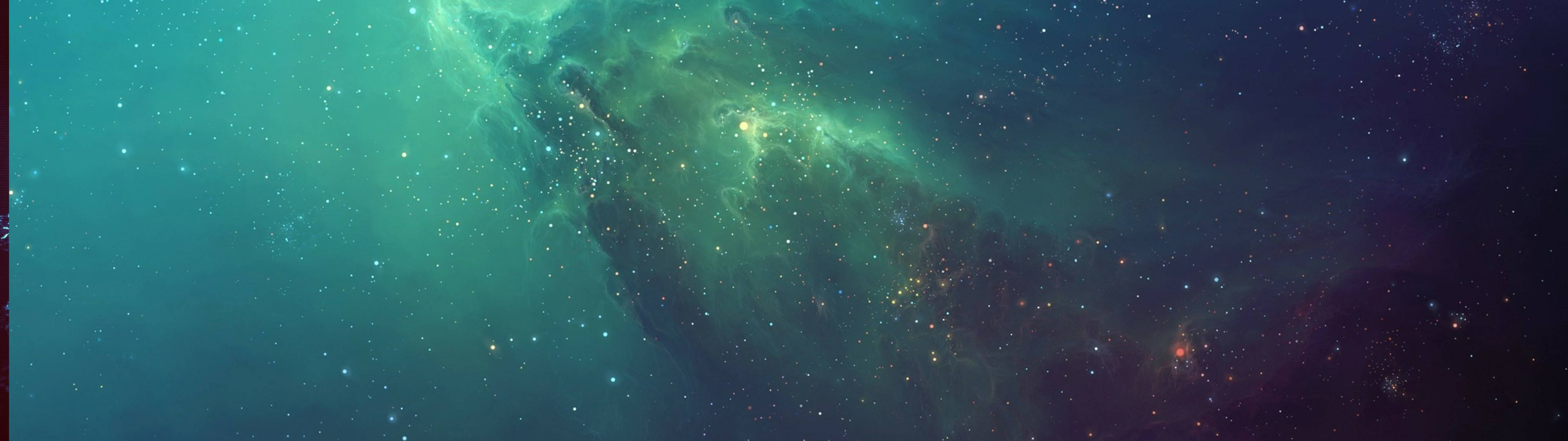 3840x1080 Hd Dual Monitor Water Sparkle Background