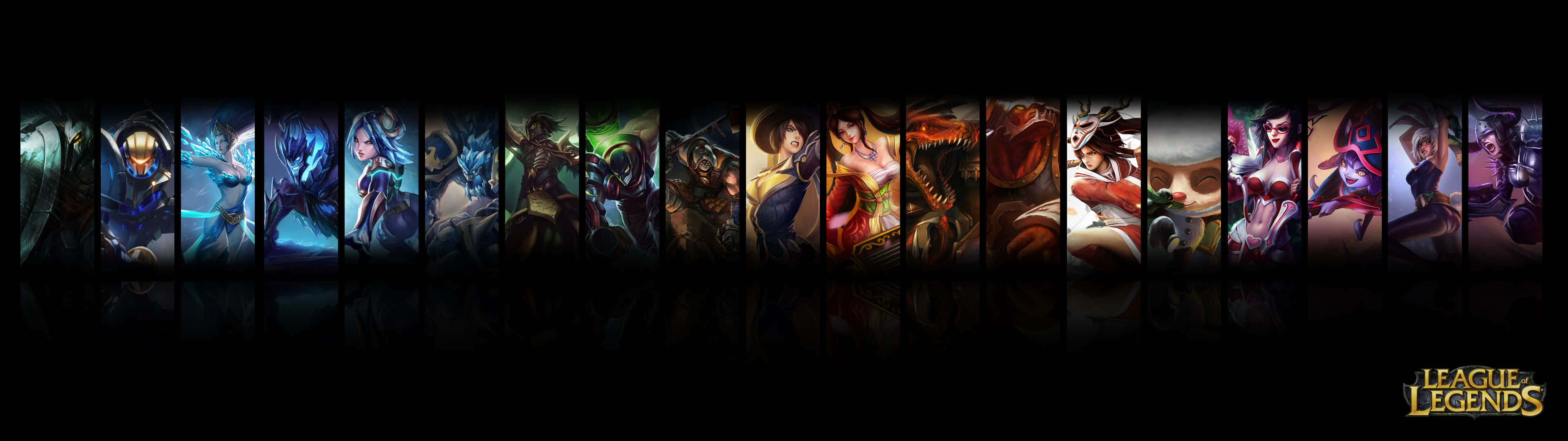 3840x1080 League Of Legends List Background