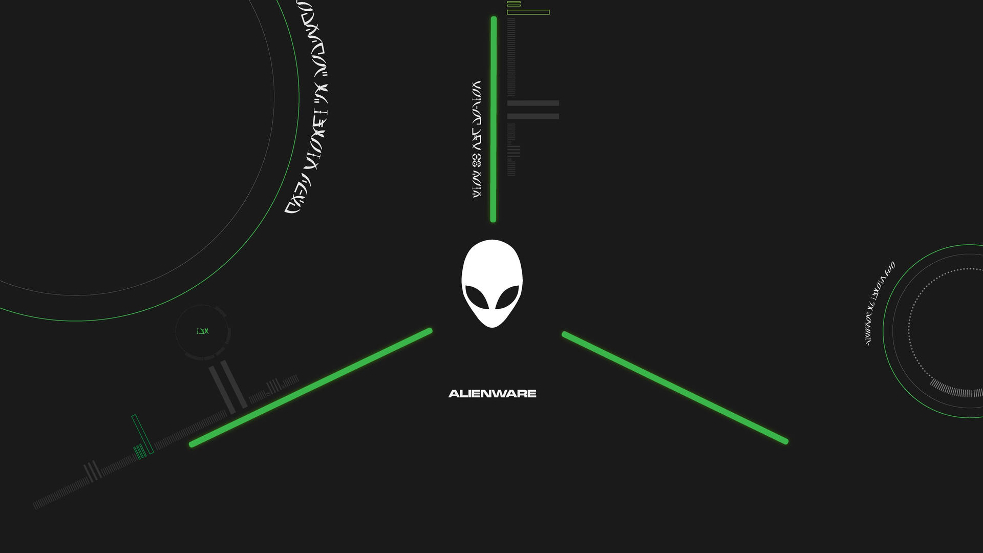 3840x2160 Alienware Lines Background