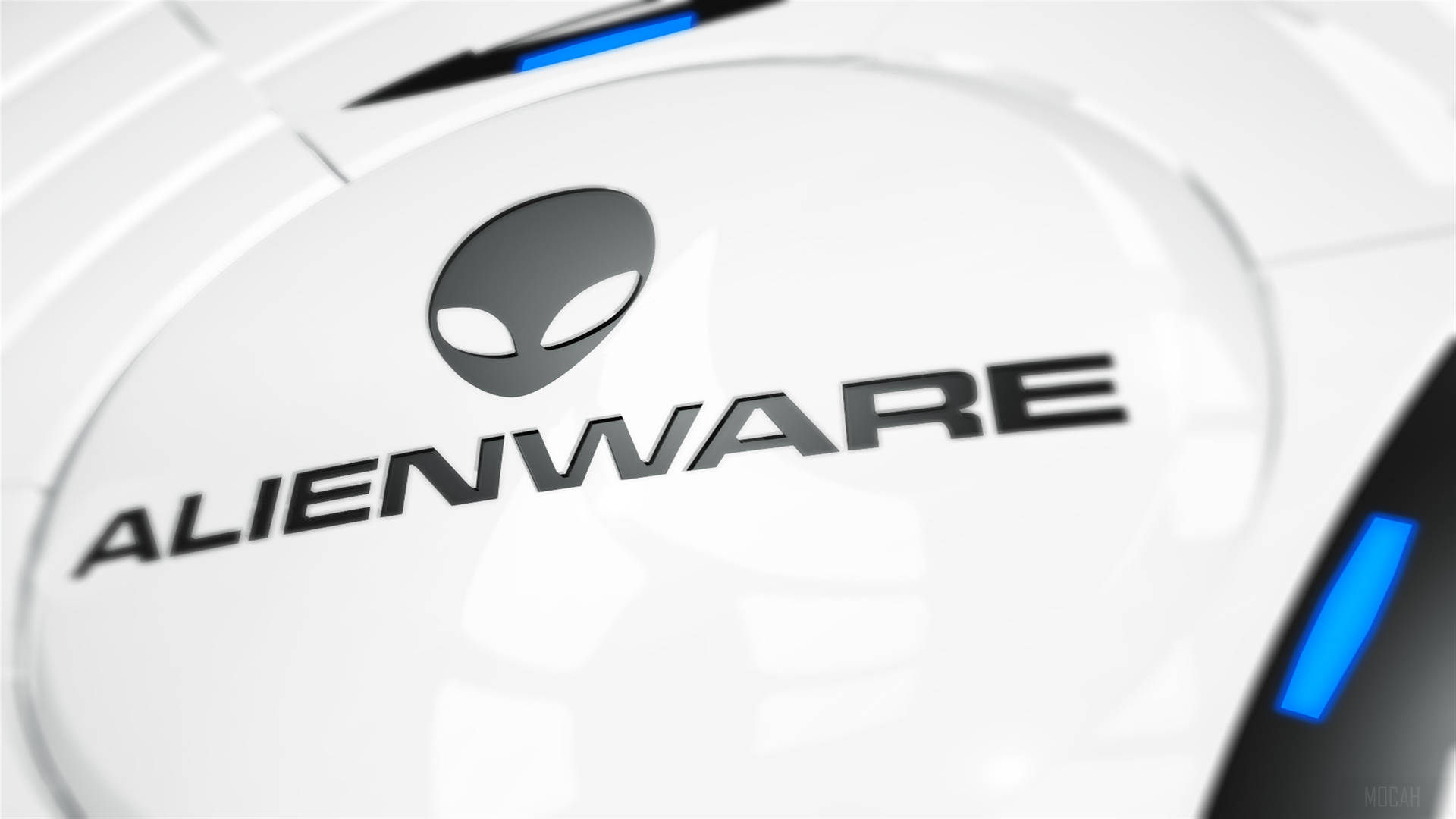 3840x2160 Alienware White Background