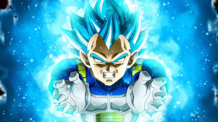 3d Anime Angry Vegeta In 8k Background