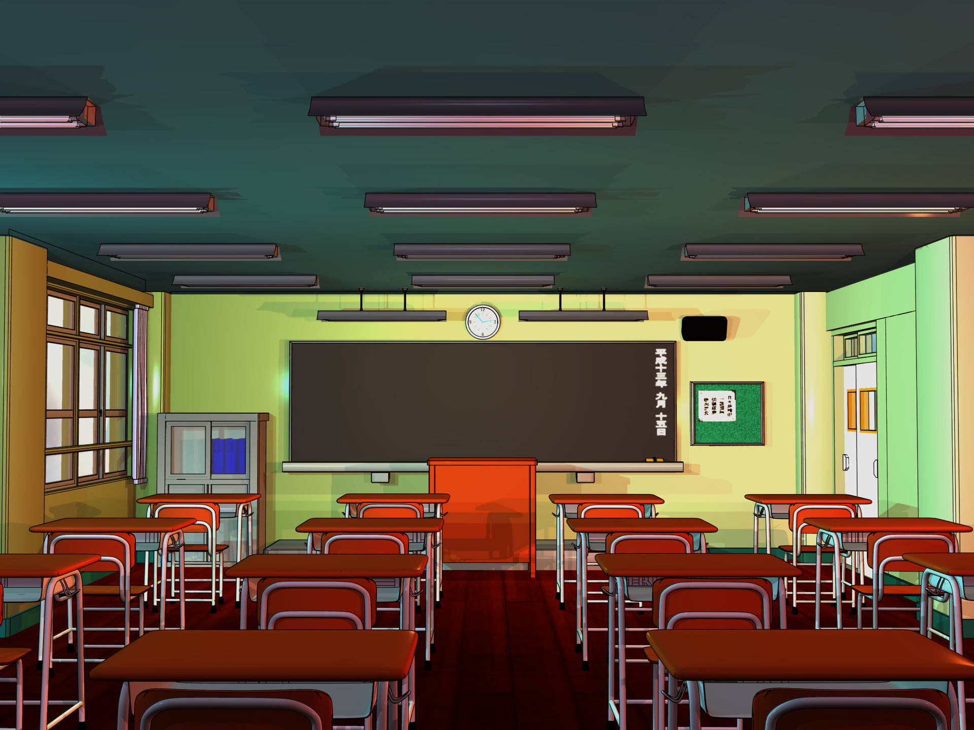 3d Anime Classroom