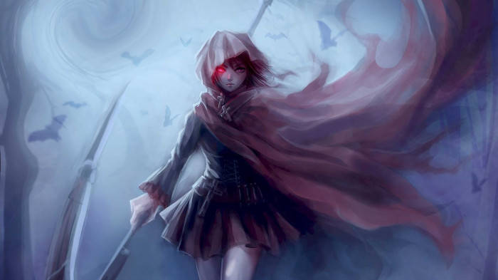 3d Anime Ruby Rose 8k Background