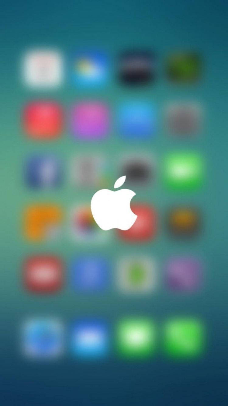 3d Apple Iphone Cover Background