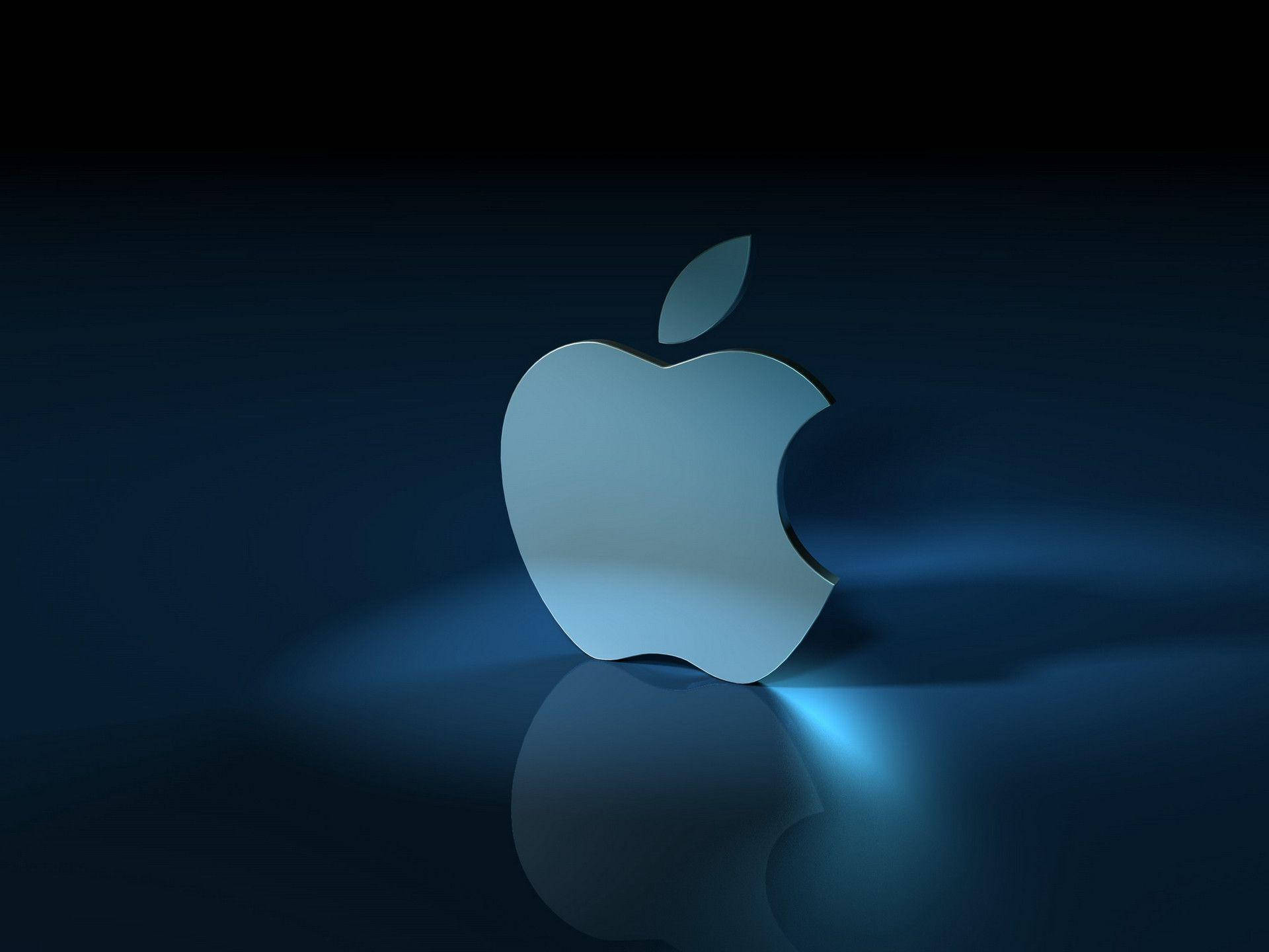 3d Apple Iphone Logo Half-lit