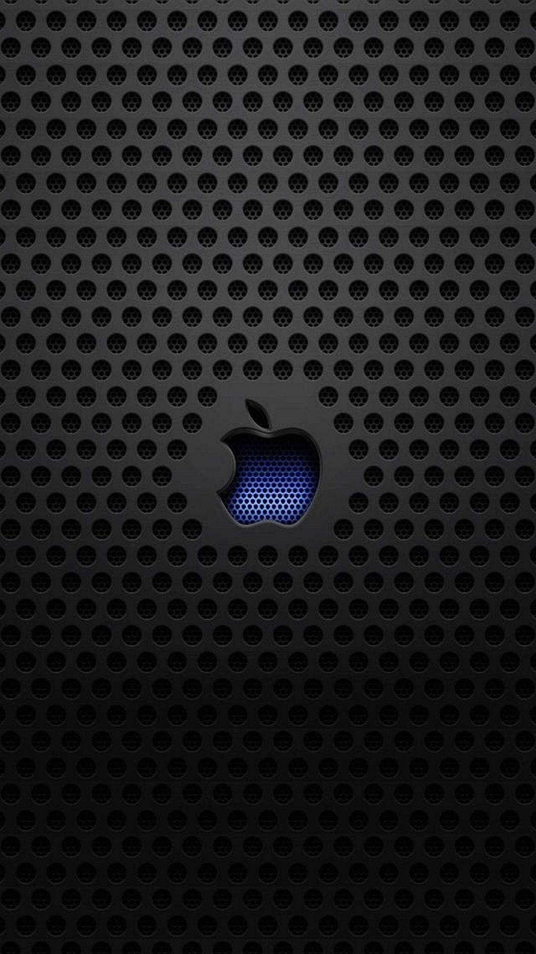 3d Apple Iphone Reversed Logo Background