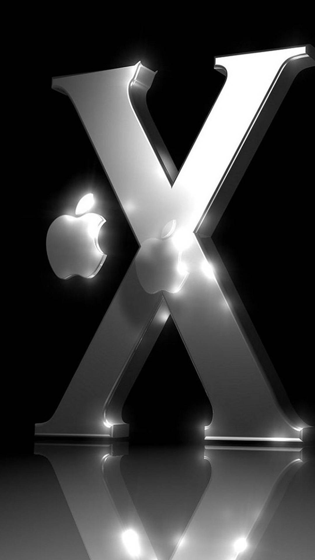 3d Apple Iphone X Promotion Background