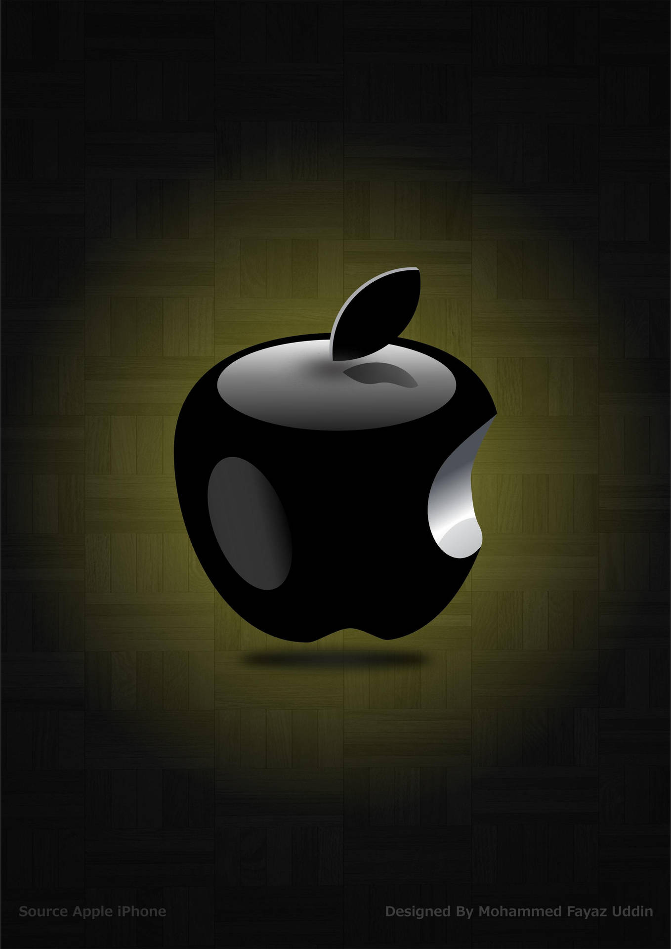 3d Apple Logo 4k Background