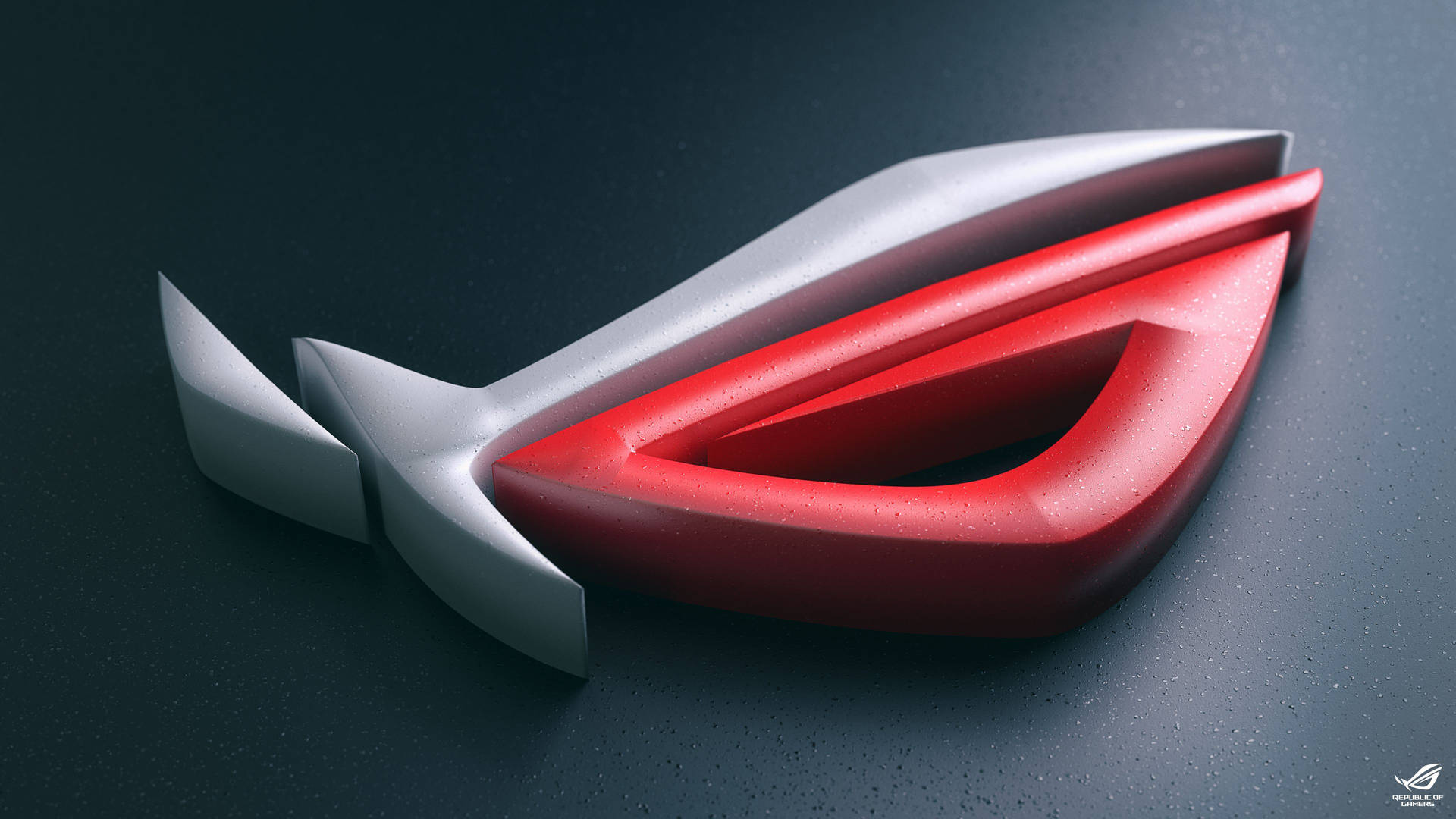 3d Asus Rog Logo Background