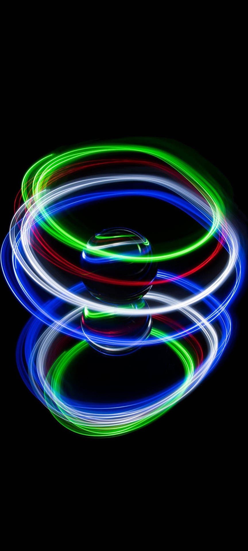 3d Ball Neon Phone Background