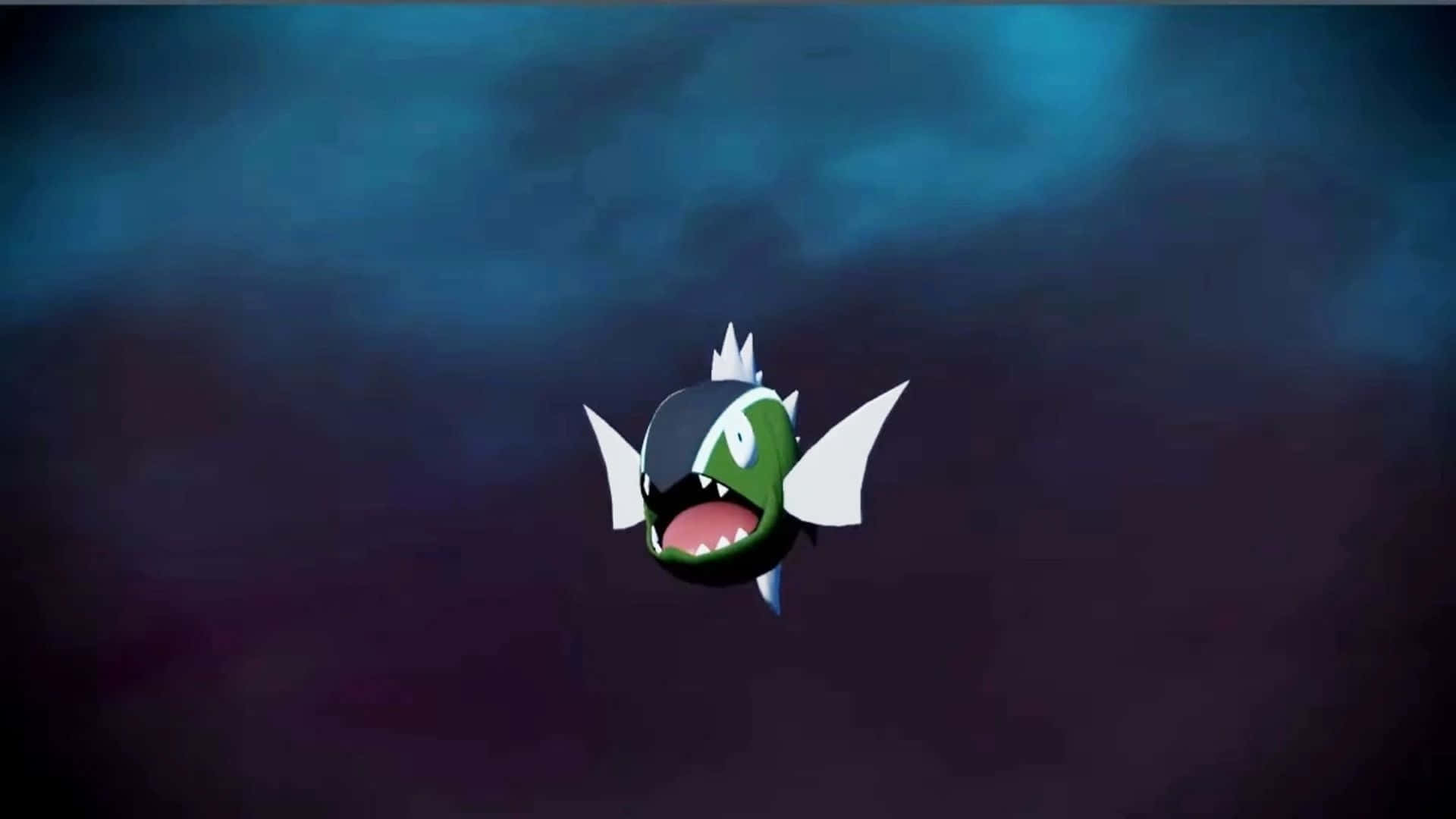 3d Basculin In Deep Sea Background