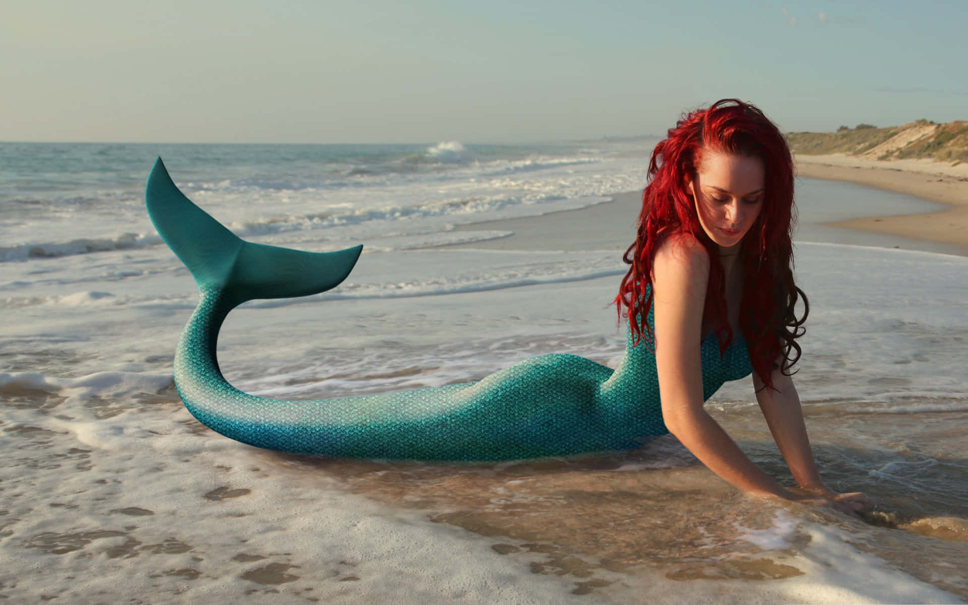 3d Beautiful Mermaid Background