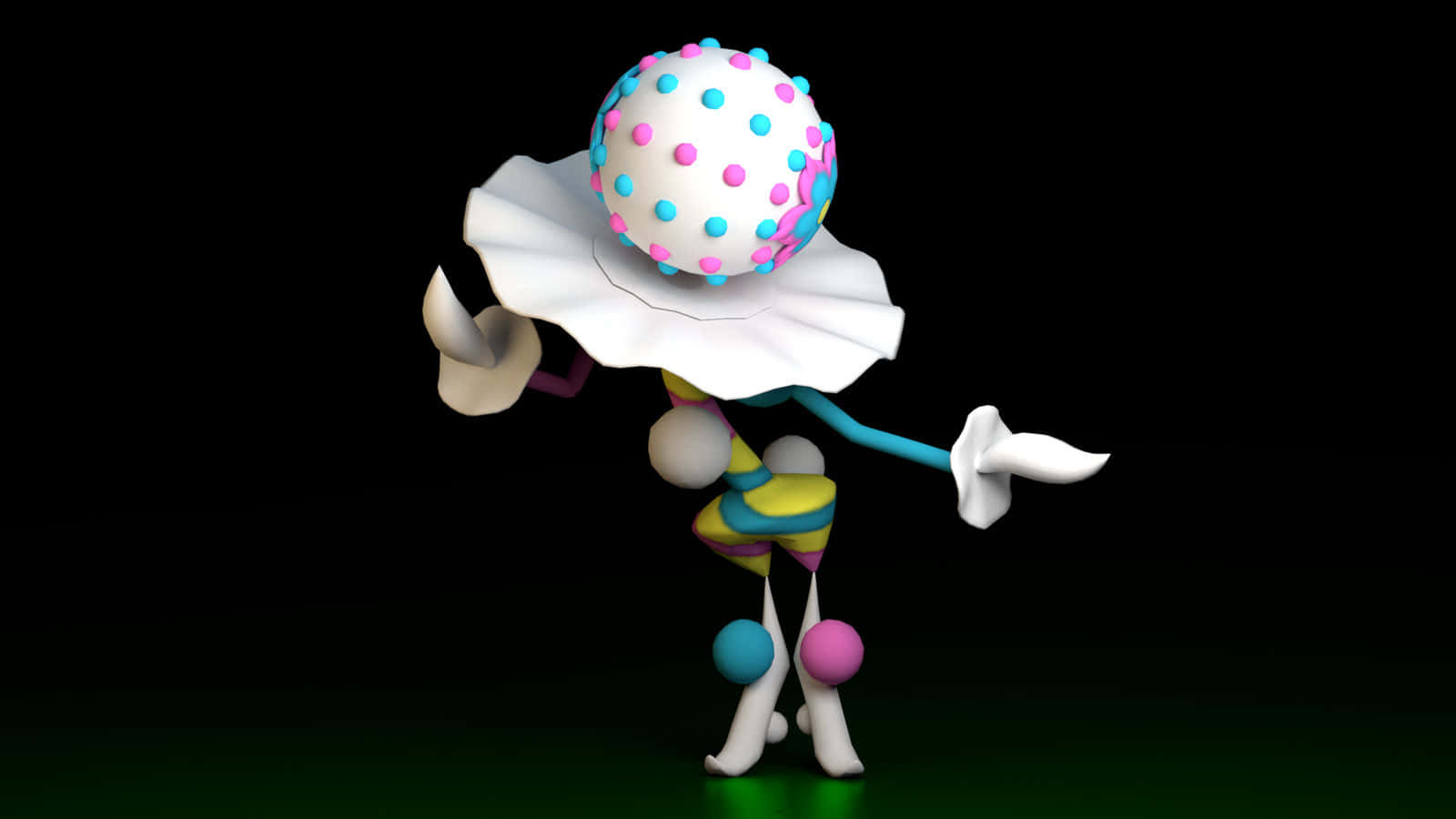 3d Blacephalon Background