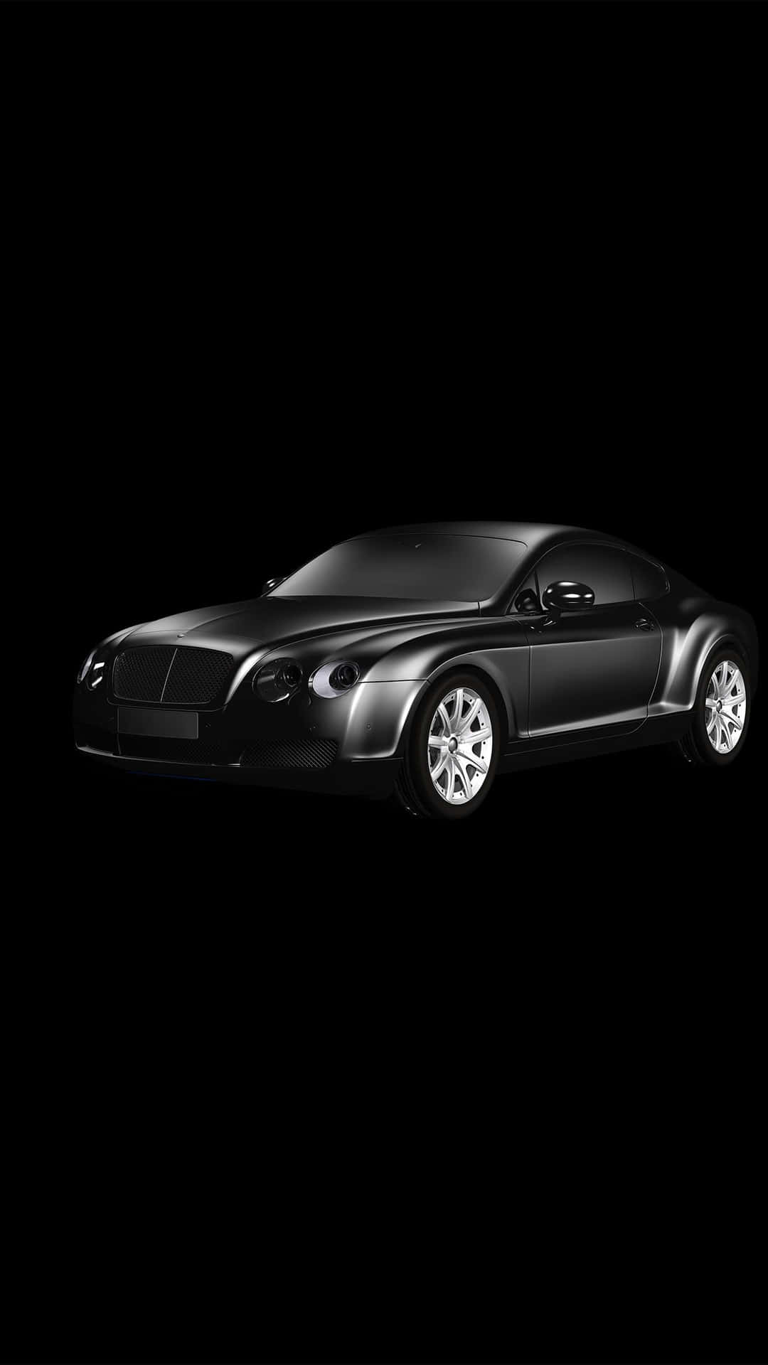 3d Black Bently Iphone Background