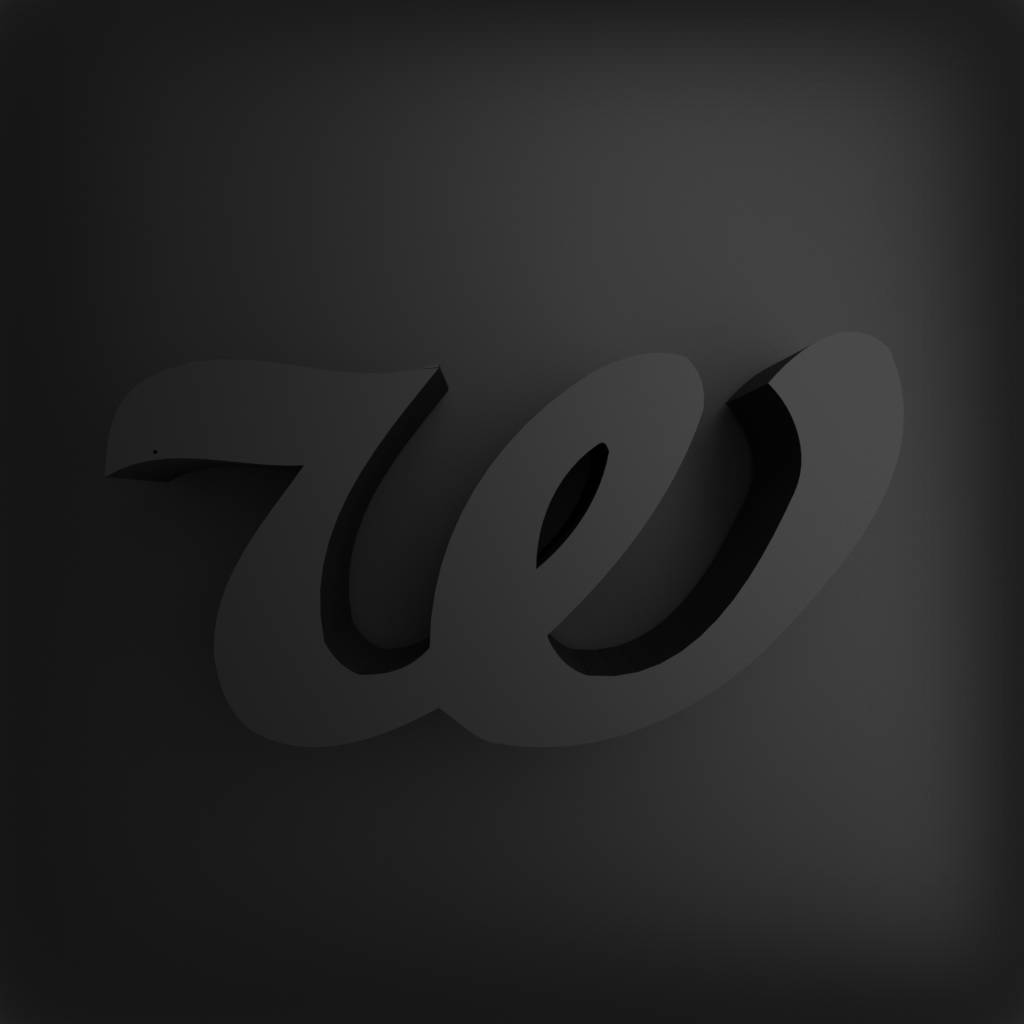 3d Black Walgreens Logo Background