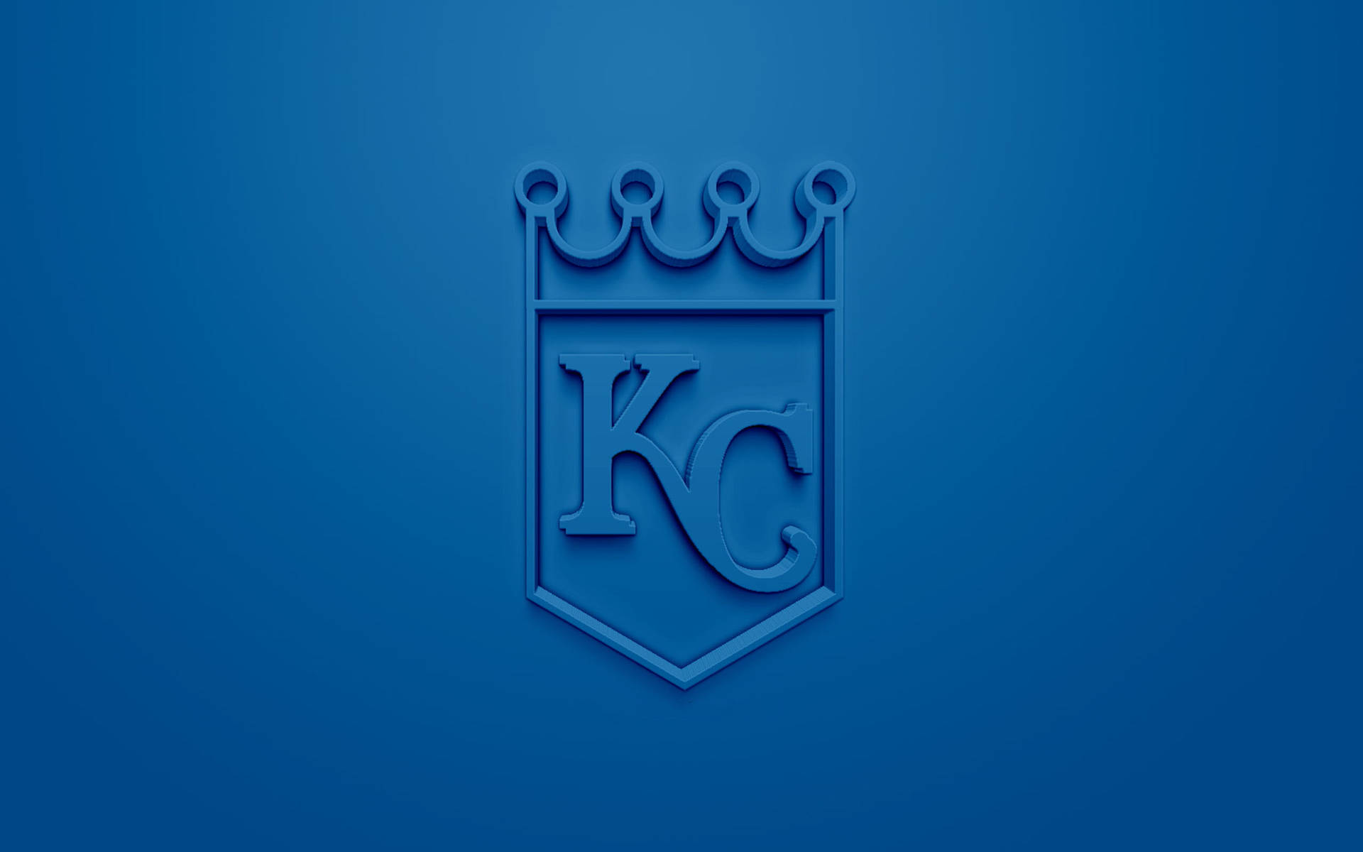 3d Blue Kansas City Royals Background