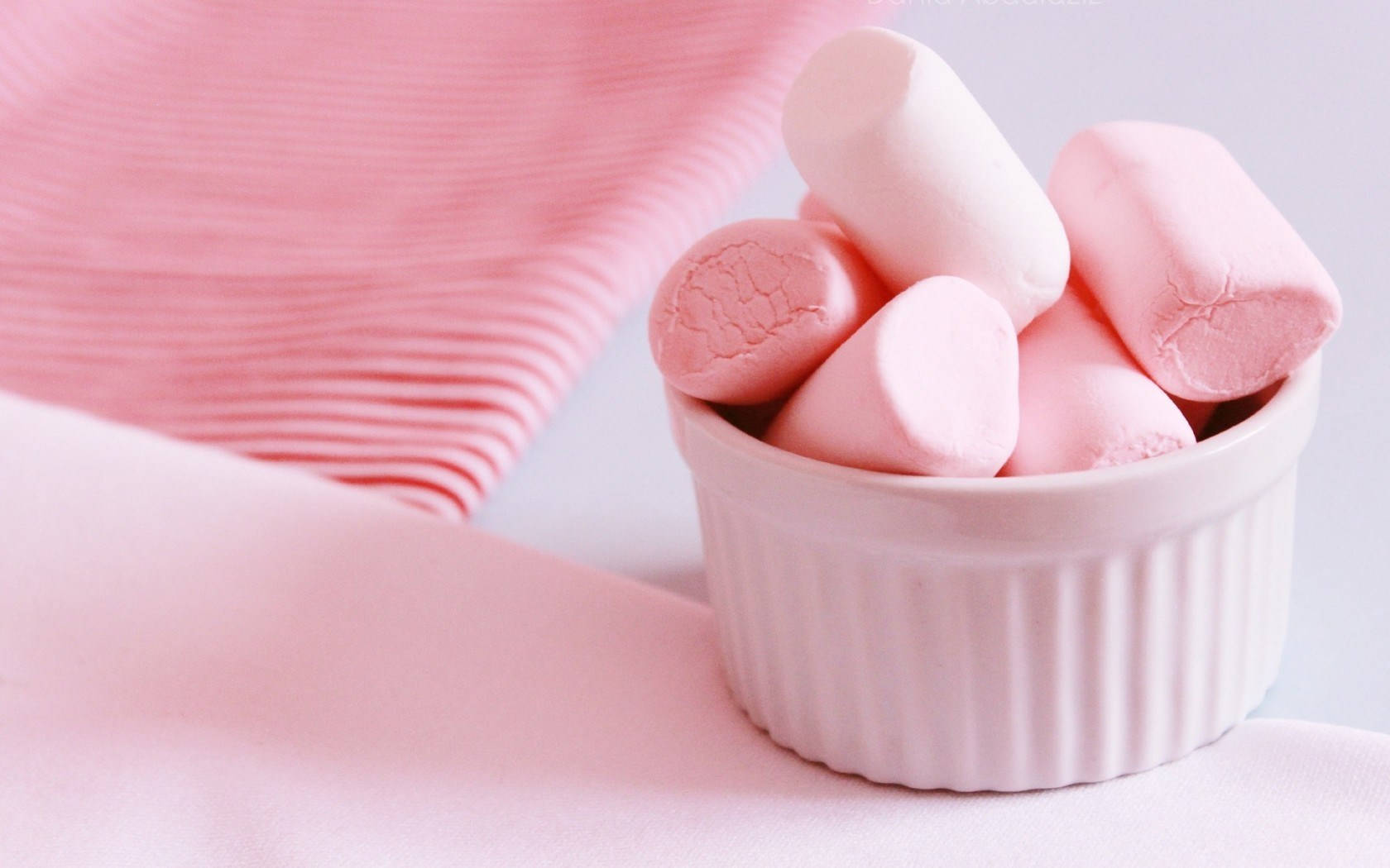 3d Blush Pink Marshmallow Background