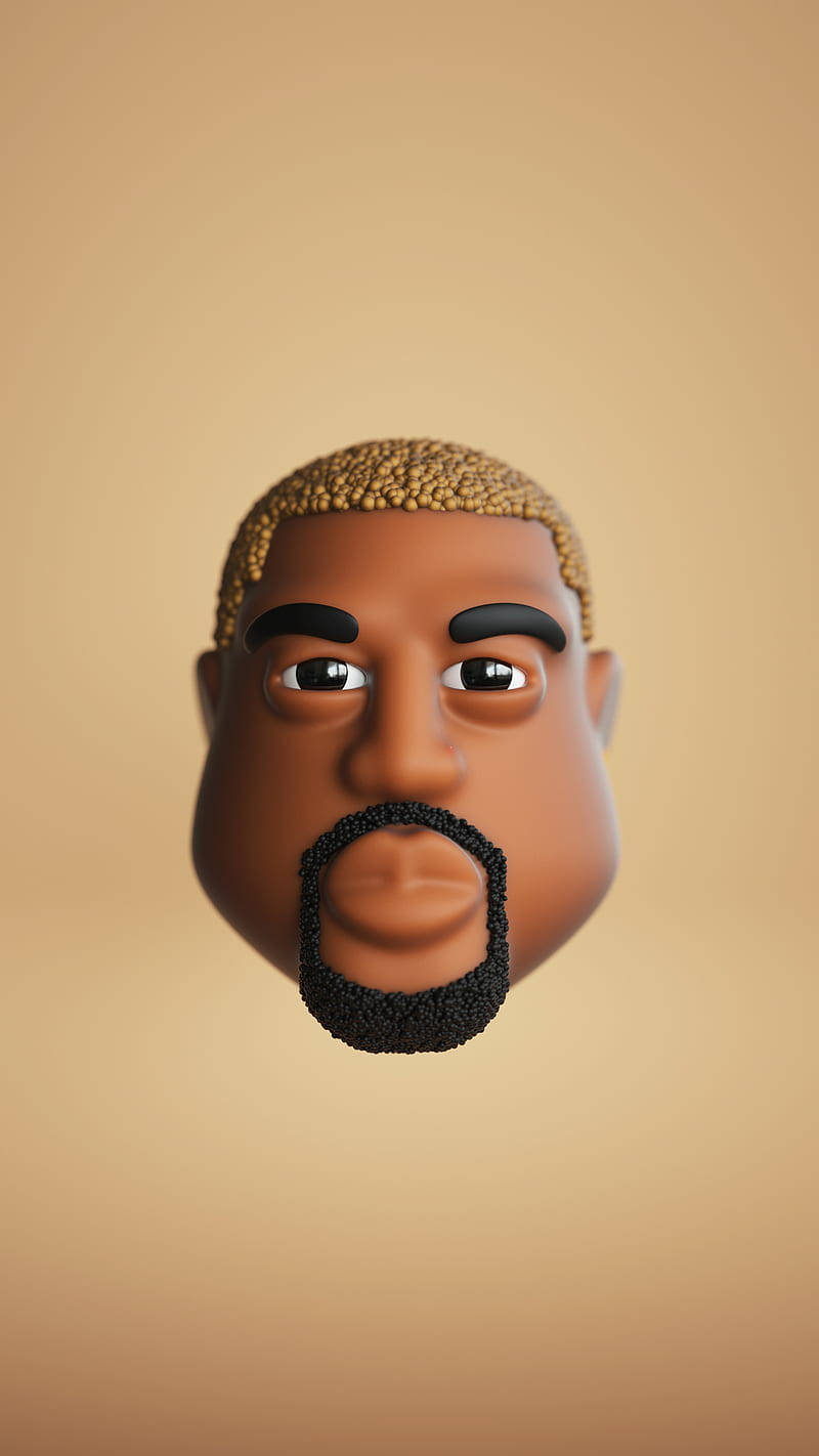 3d Cartoon Kanye West Android