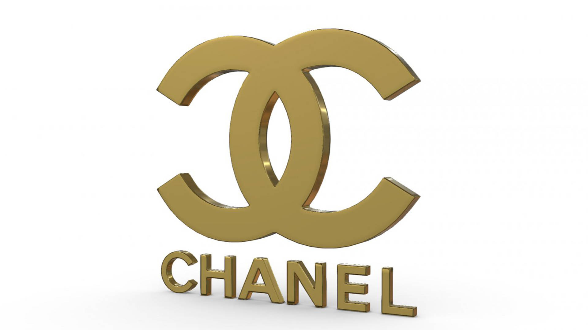 3d Chanel Logo Background