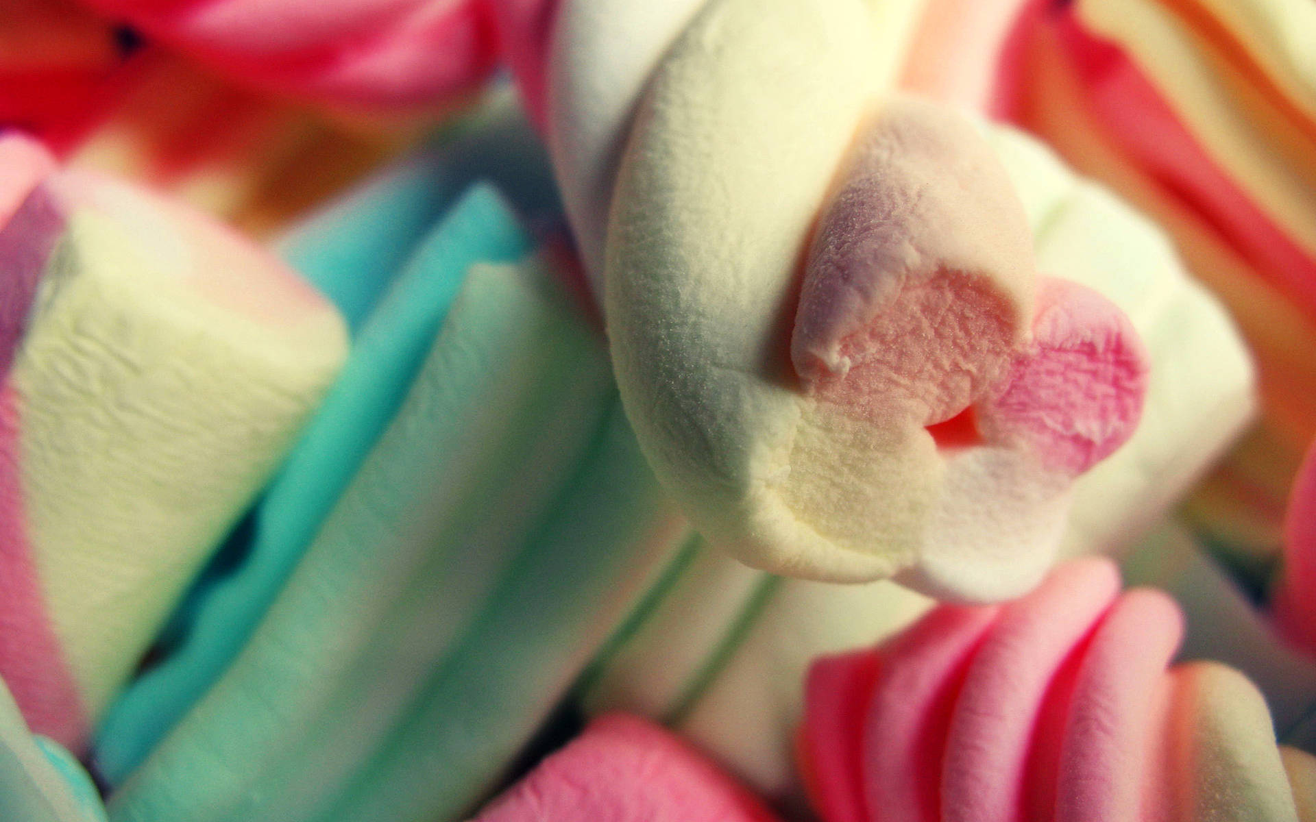 3d Contrast Twist Marshmallow Background