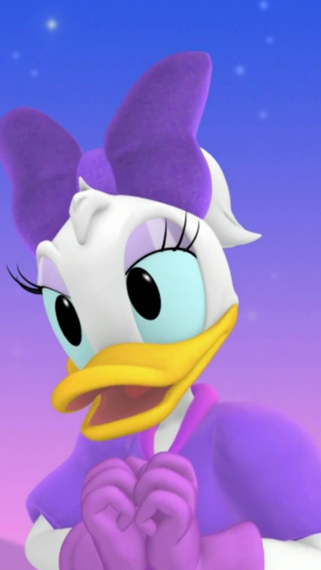 3d Dreamy Daisy Duck Background