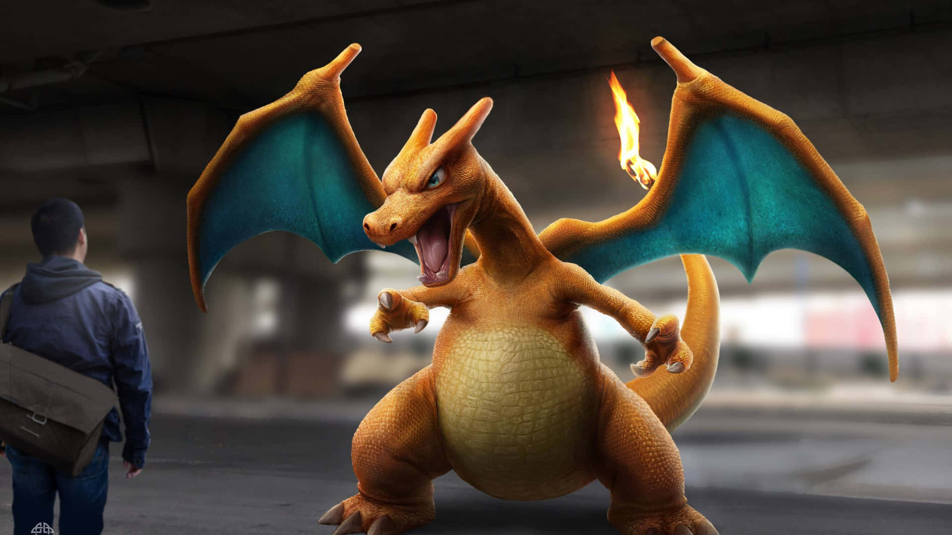 3d Epic Charizard Background