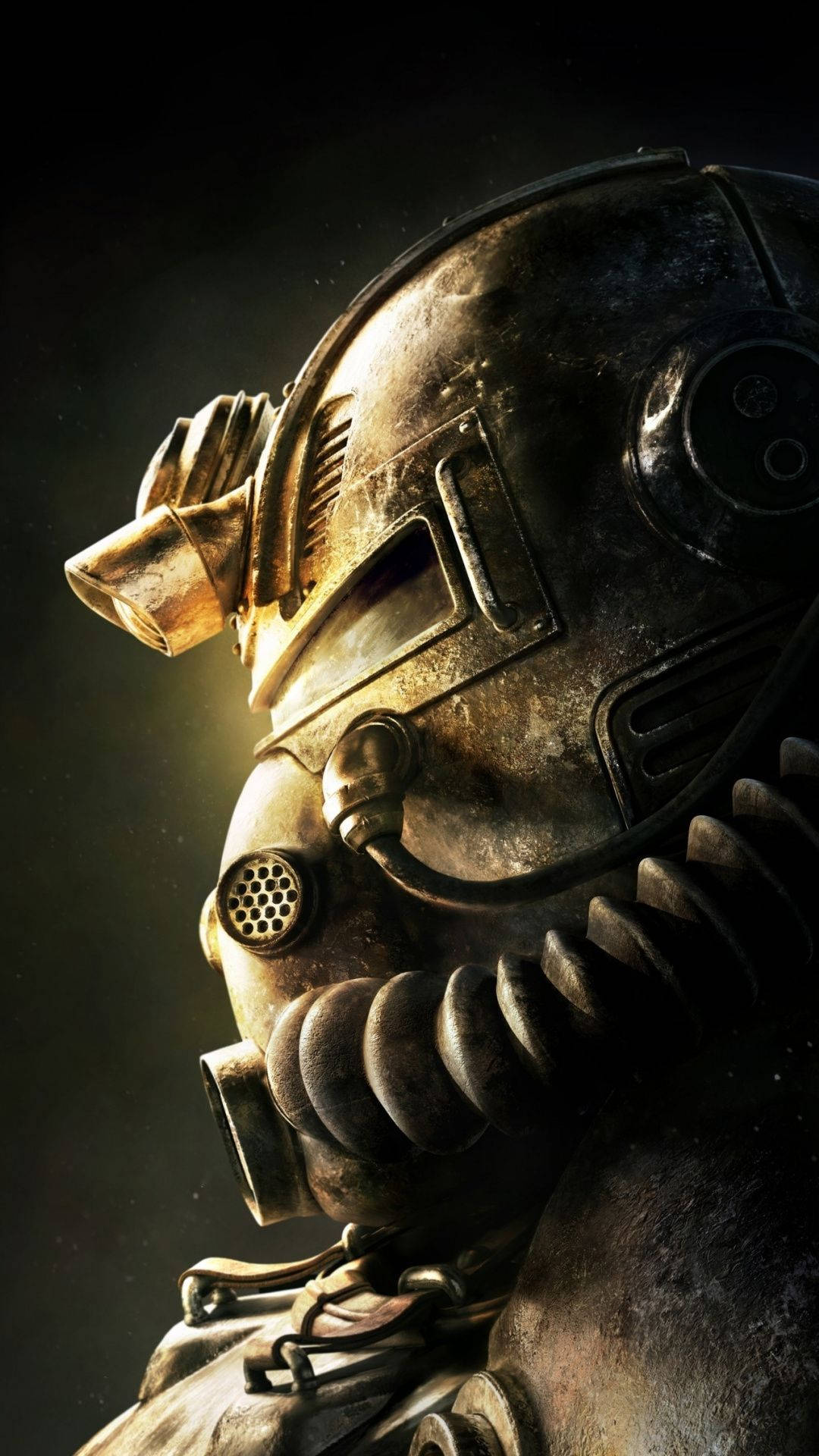 3d Fallout 76 Power Armor Helmet Background