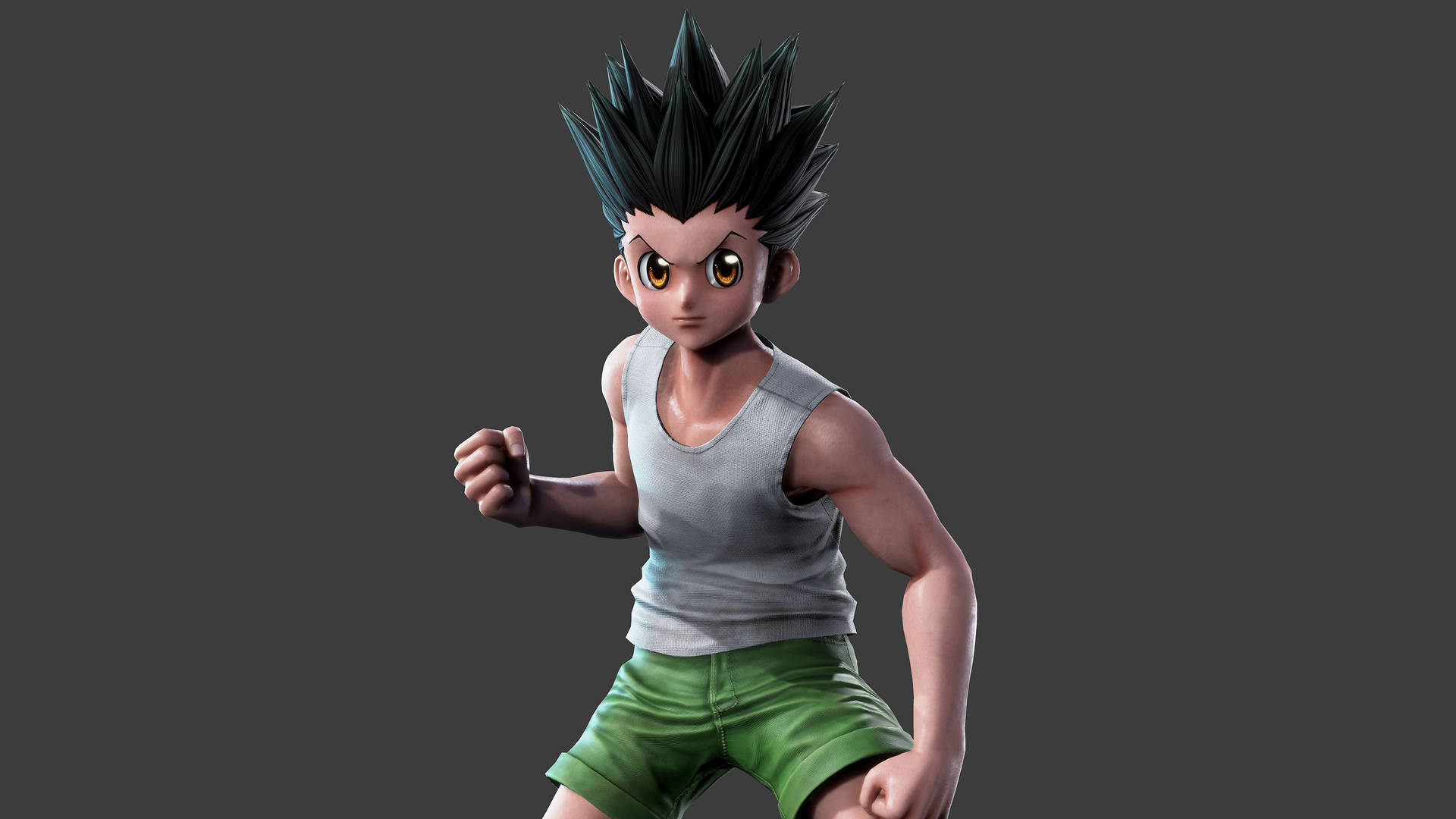 3d Gon In Gray Background