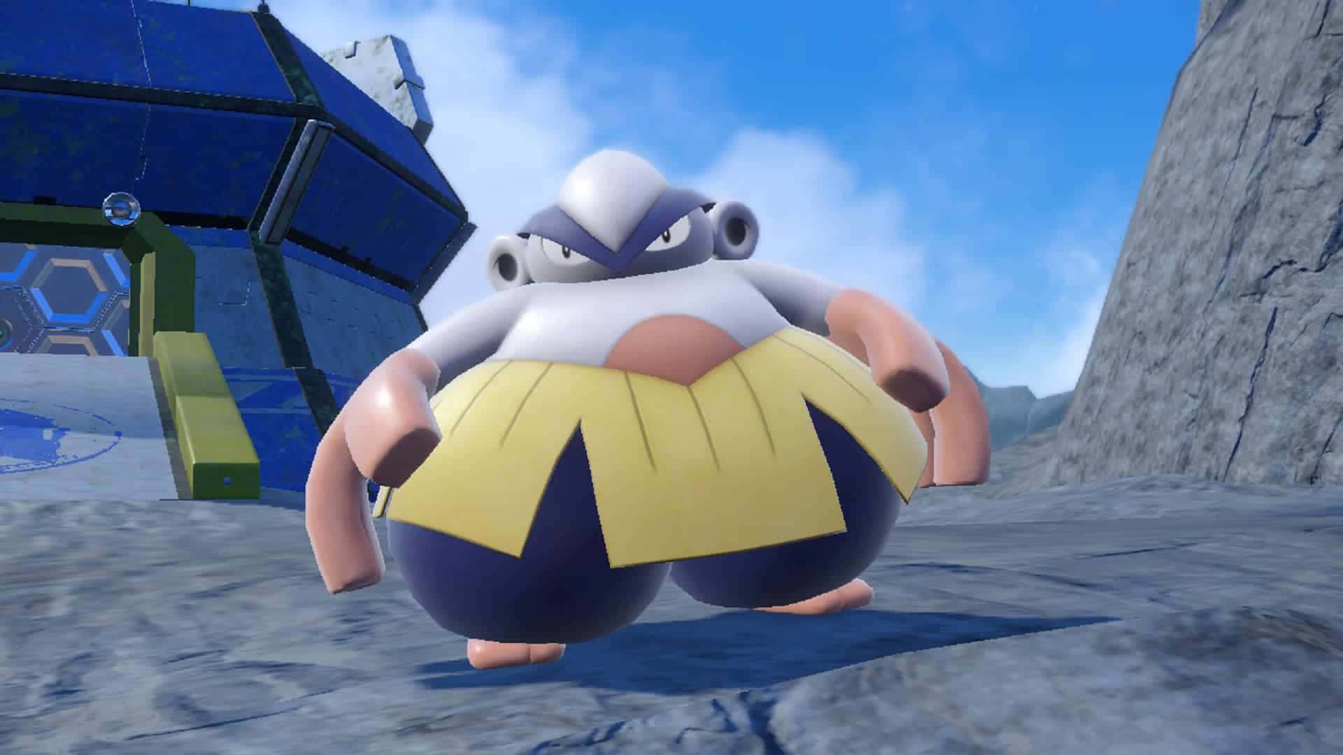 3d Hariyama Standing Background