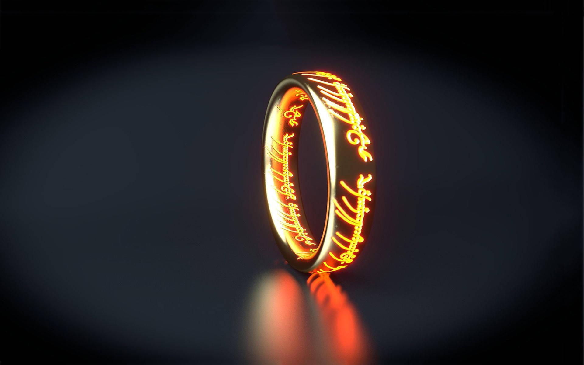 3d Hd Glowing Ring Background