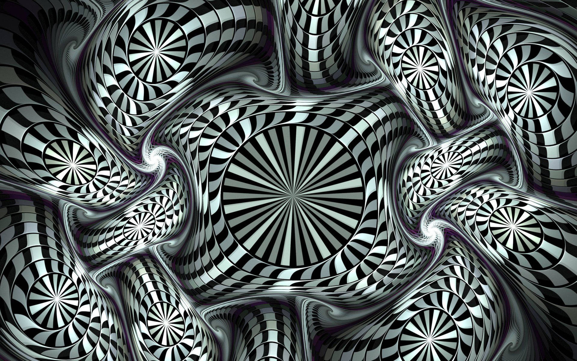 3d Hd Zebra Stripes Optical Illusion Background