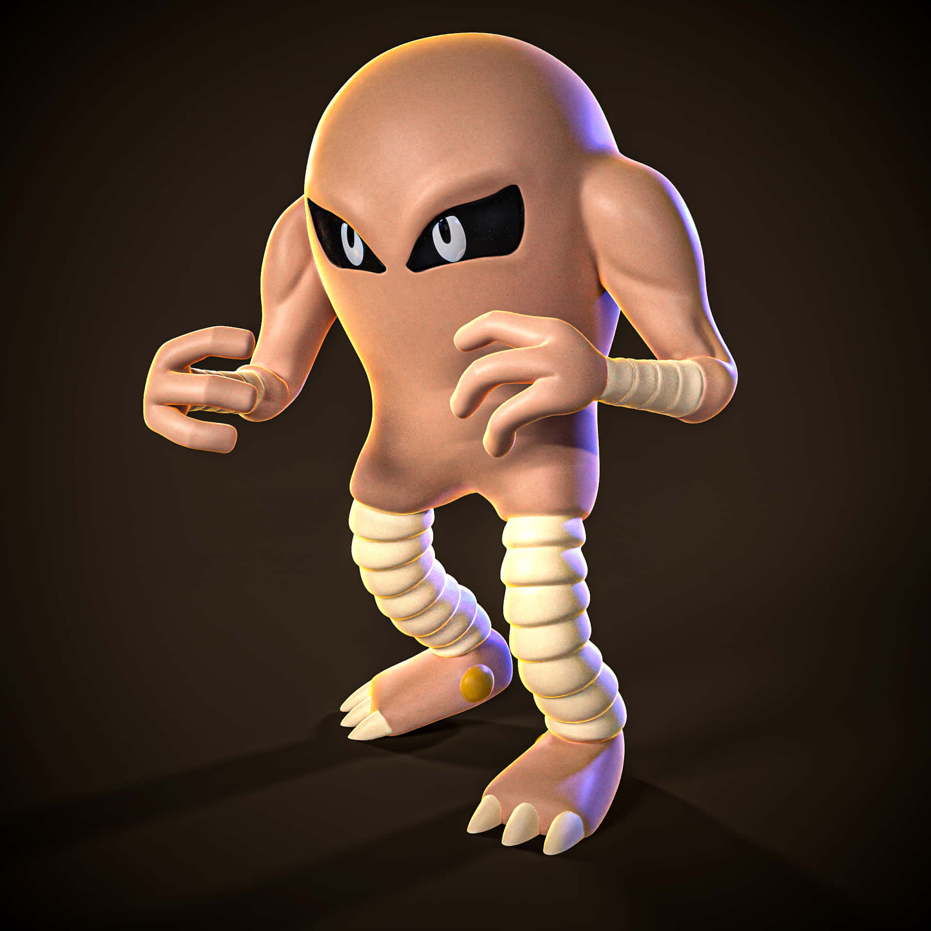 3d Hitmonlee Background