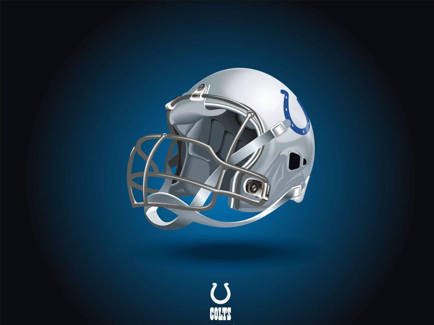 3d Indianapolis Colts Helmet Background