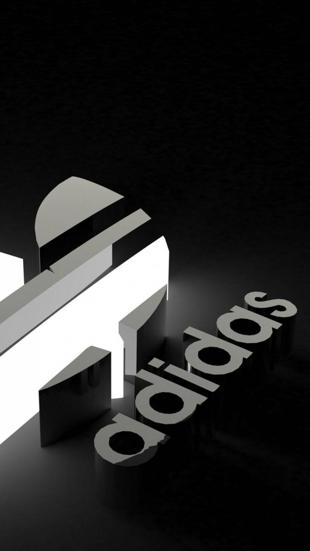 3d Iphone Adidas Logo Background