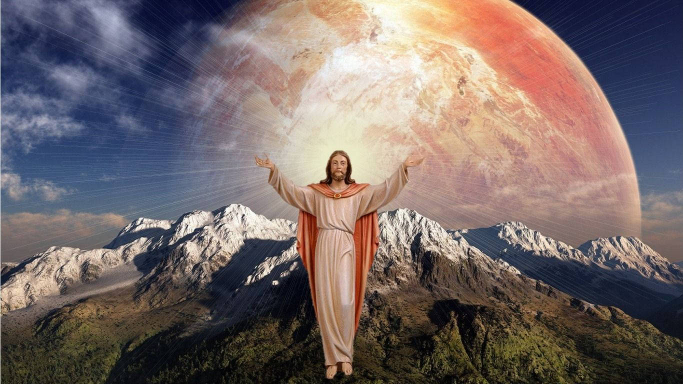 3d Jesus Christ Of The World Background