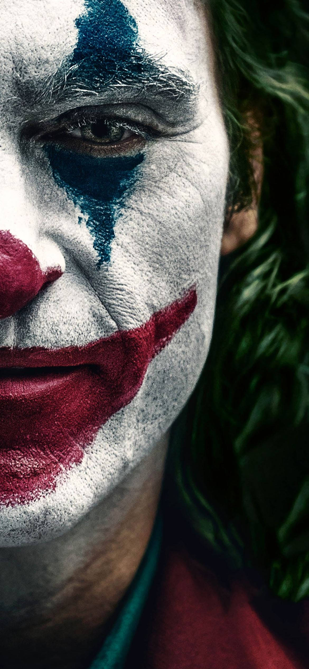 3d Joker Iphone Joaquin Phoenix Half Shot Background
