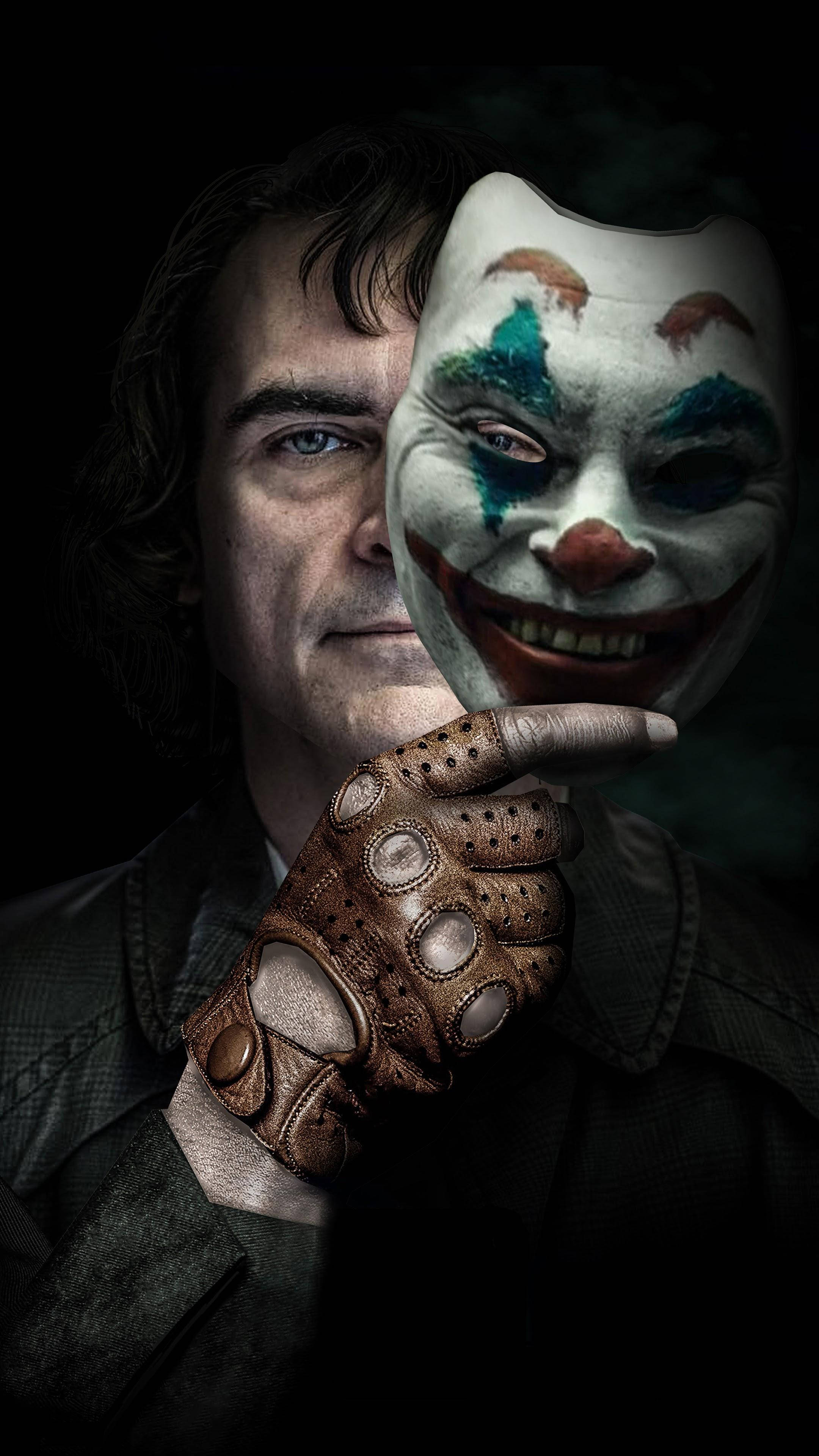 3d Joker Iphone Joaquin Phoenix Unmasking Background