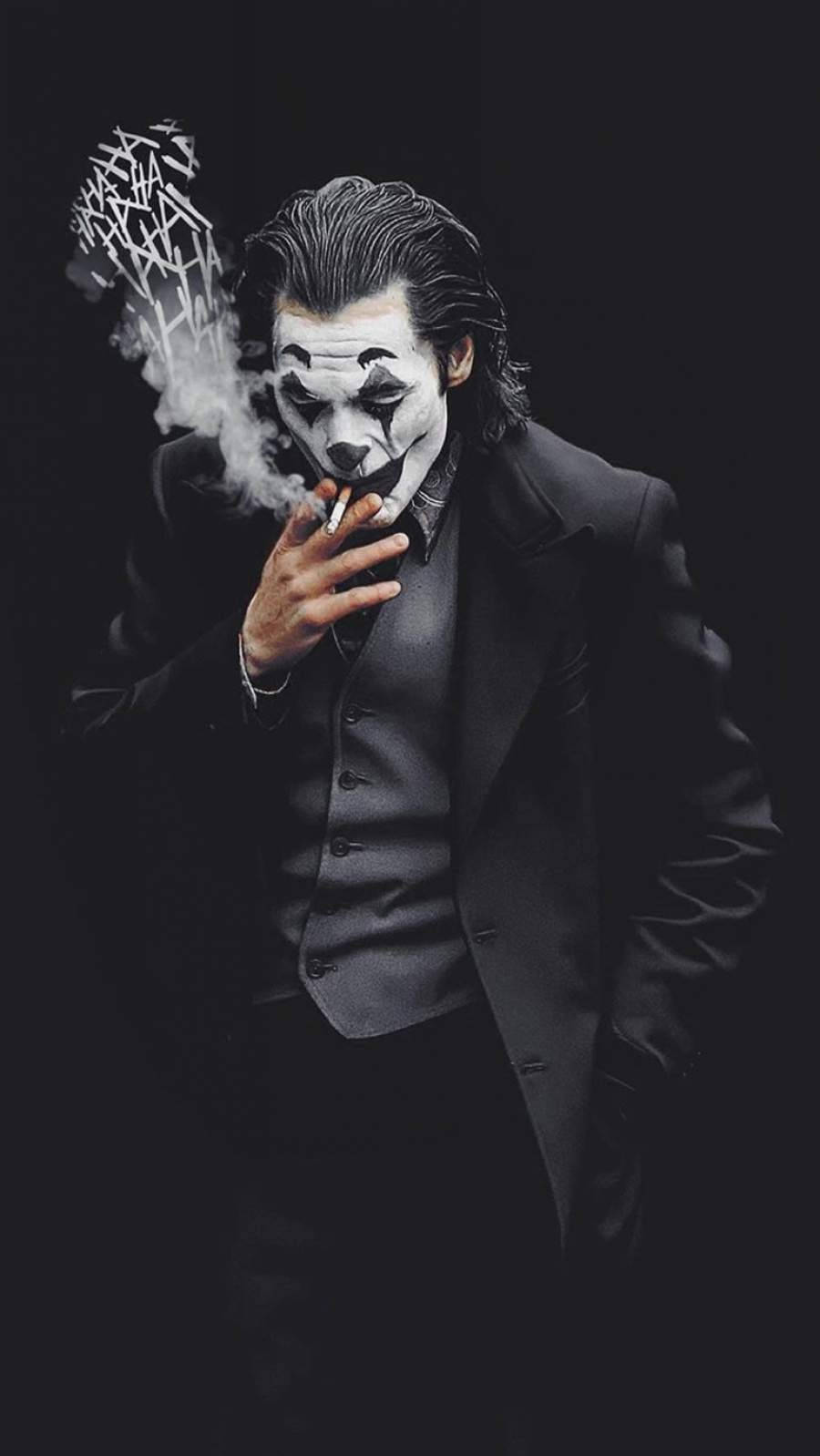 3d Joker Iphone Smoking Hahaha Background