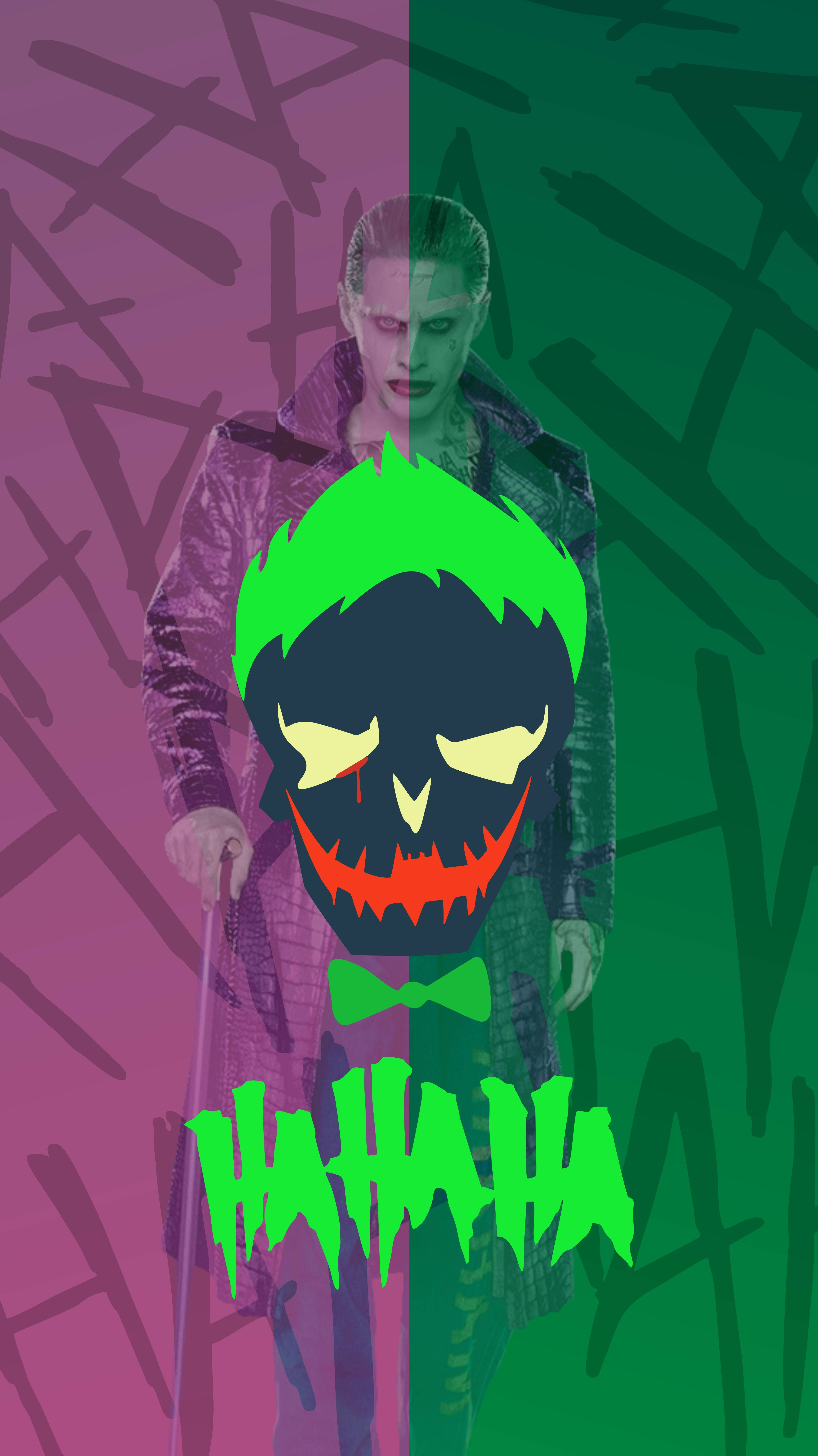3d Joker Iphone Suicide Squad Icon Background