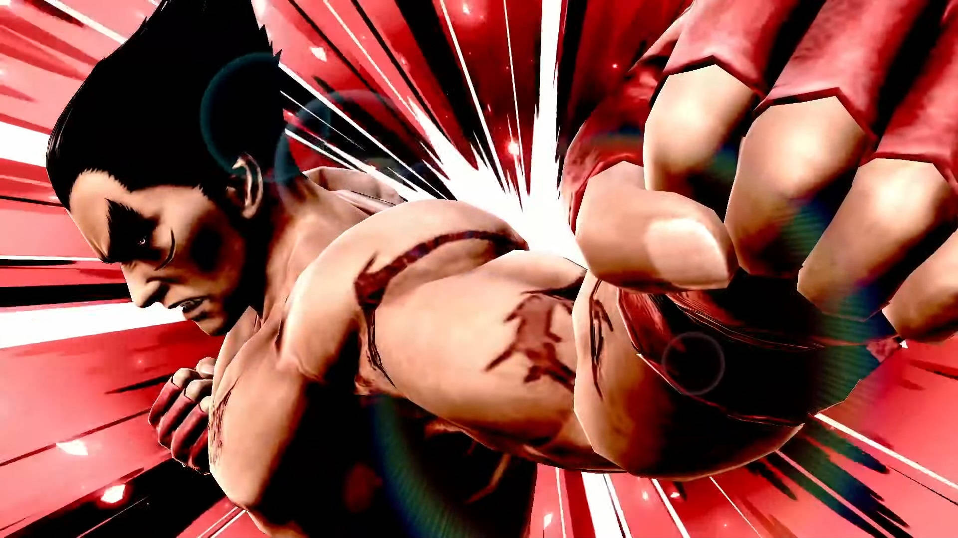 3d Kazuya Mishima Punching Stance Background