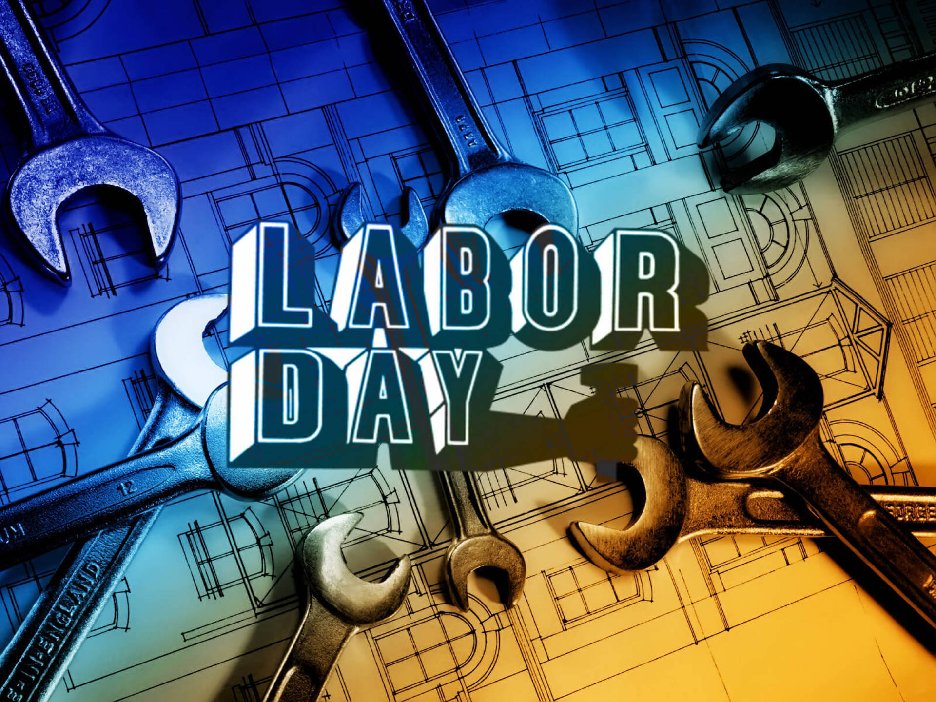 3d Labor Day Logo