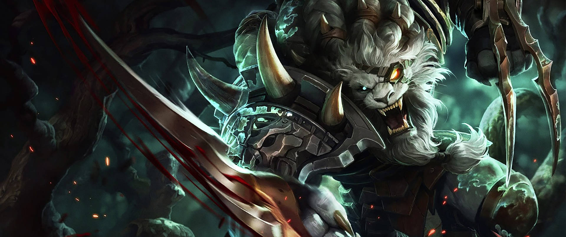 3d League Of Legends Champion, Rengar Background