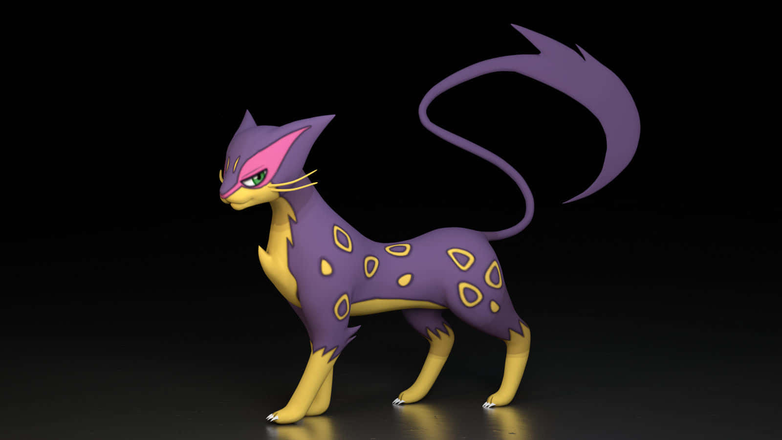 3d Liepard Figure Background